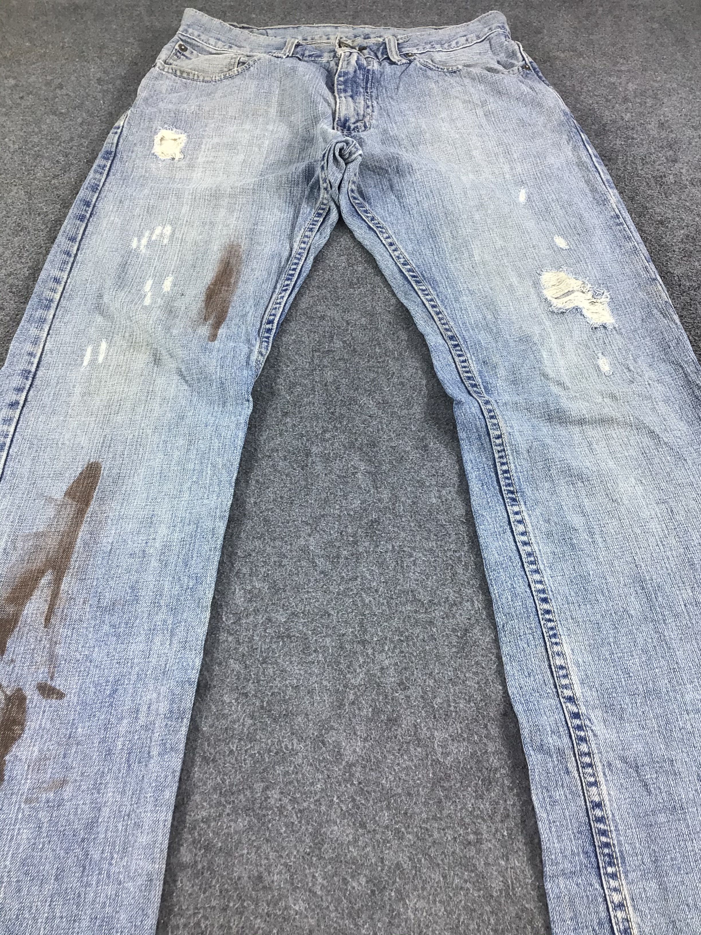 Levi's Vintage Levi's 514 Jeans Slim Straight Distress Denim KJ183 Size US 32 / EU 48 - 3 Thumbnail