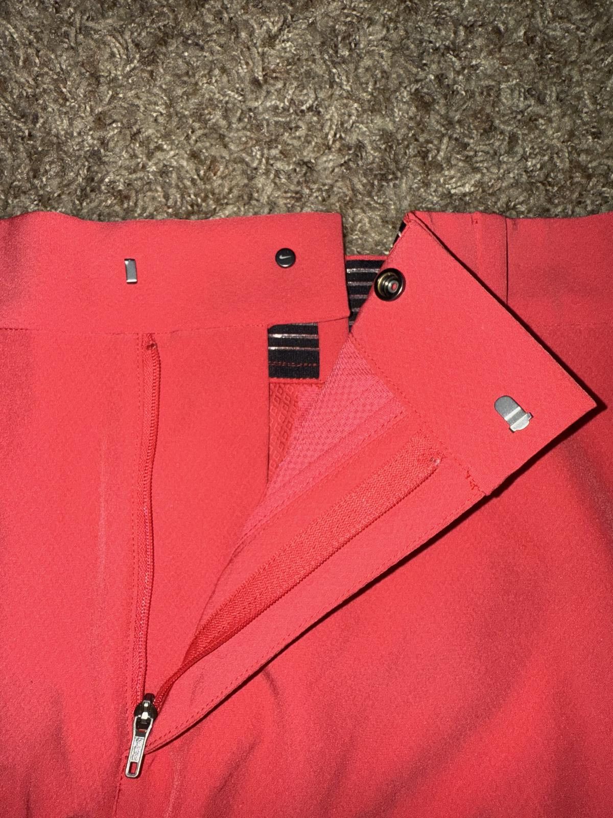 Nike Nike Flex Mens Slim Fit Golf Red Shorts Sample Size US 34 / EU 50 - 2 Thumbnail