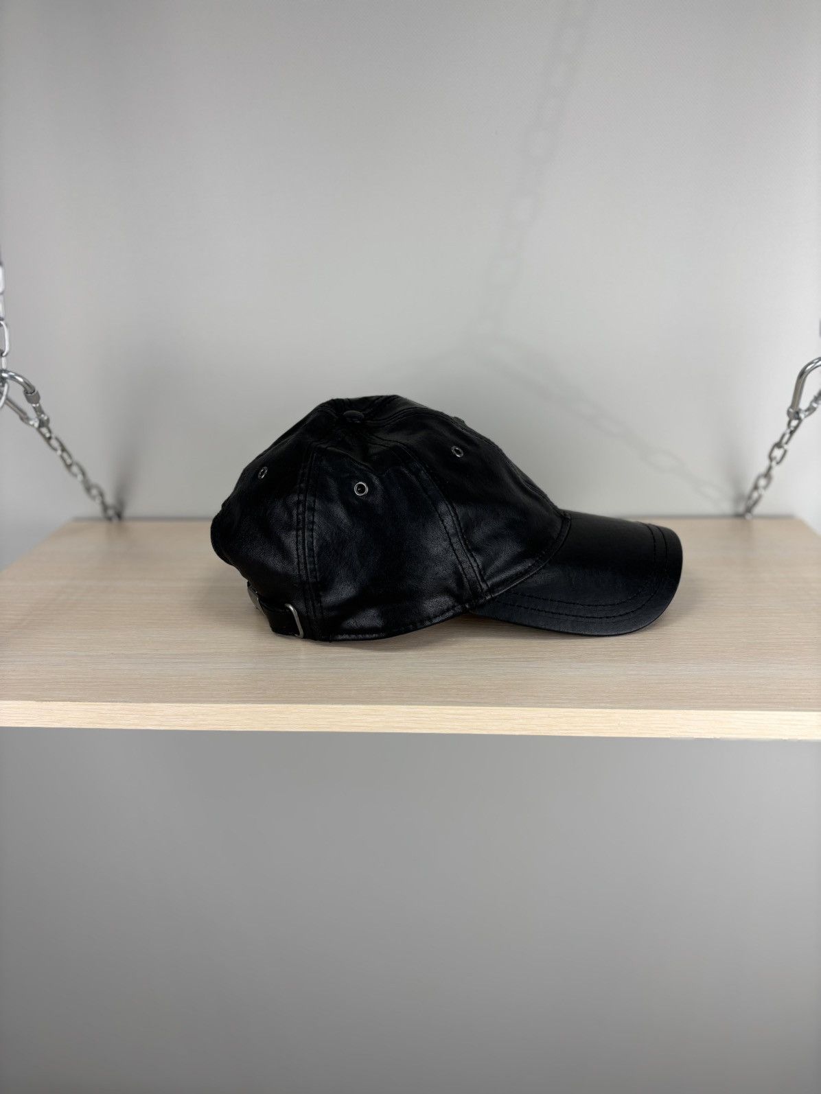 Leather × Stetson Mens leather cap Stetson Color Black Size ONE SIZE - 8 Thumbnail