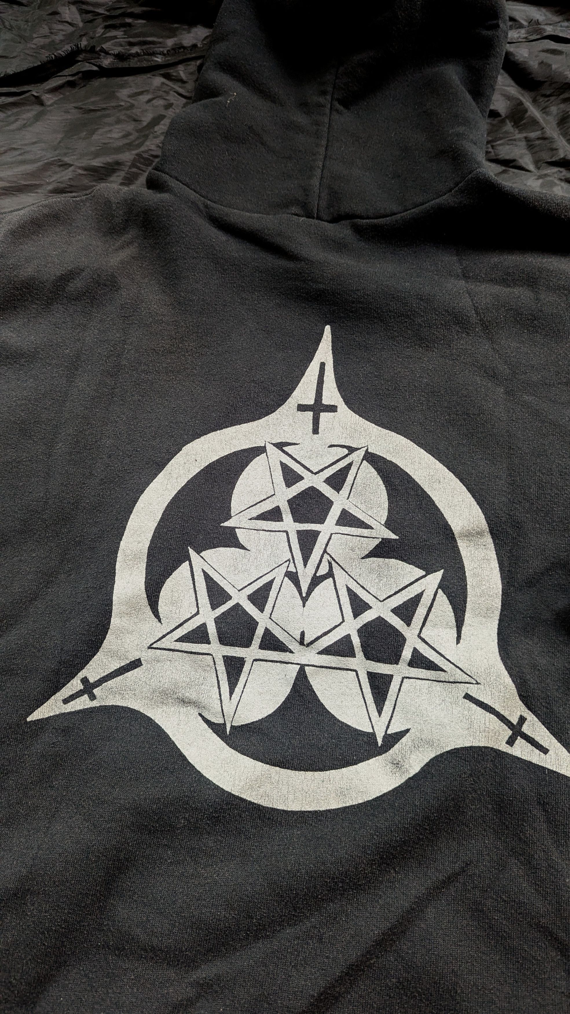 Band Tees Deicide Behind the light vintage hoodie 90s Size US XL / EU 56 / 4 - 2 Thumbnail