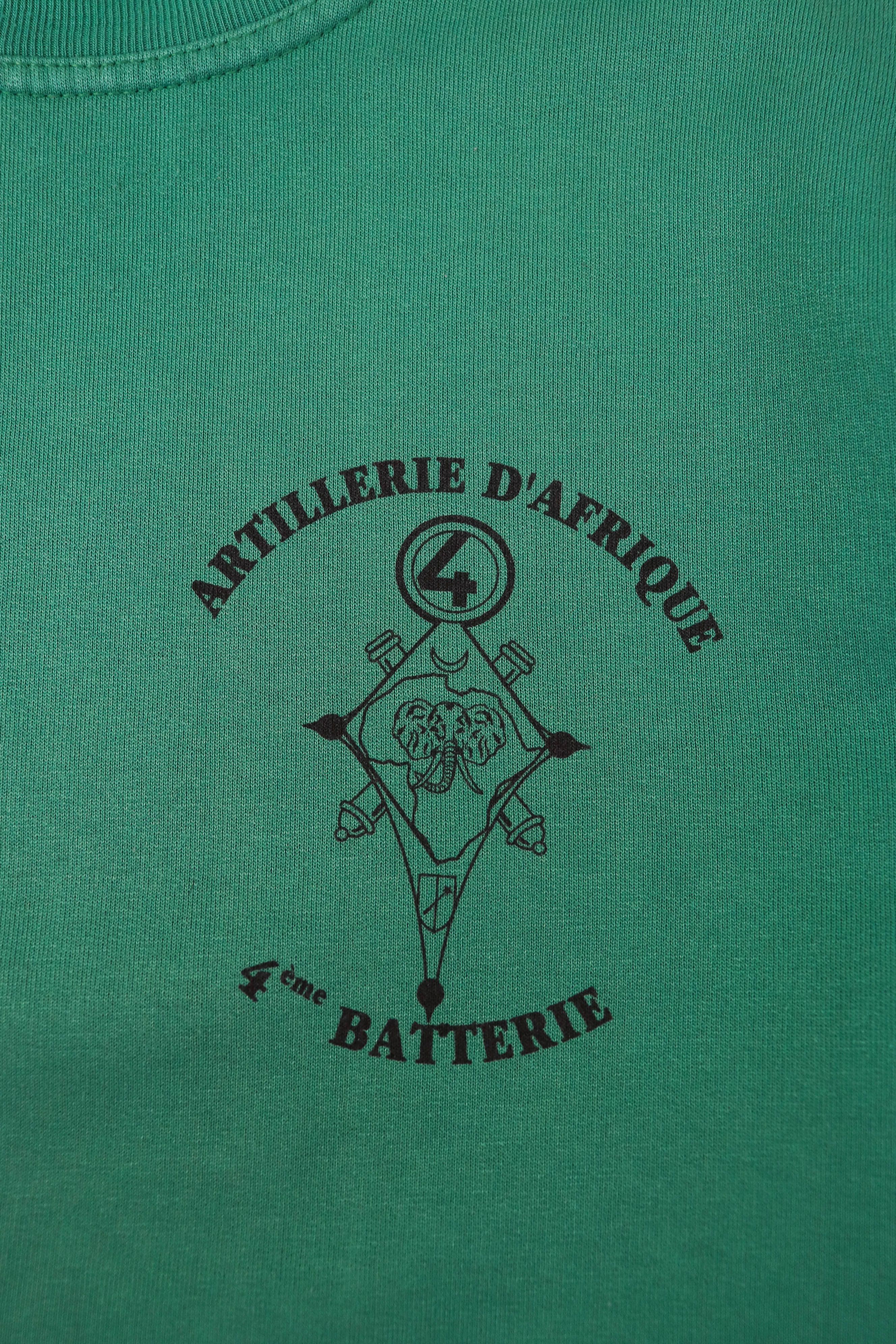 Vintage Vintage Batterie D'Afrique French Army Crewneck Sweatshirt Size US L / EU 52-54 / 3 - 8 Thumbnail