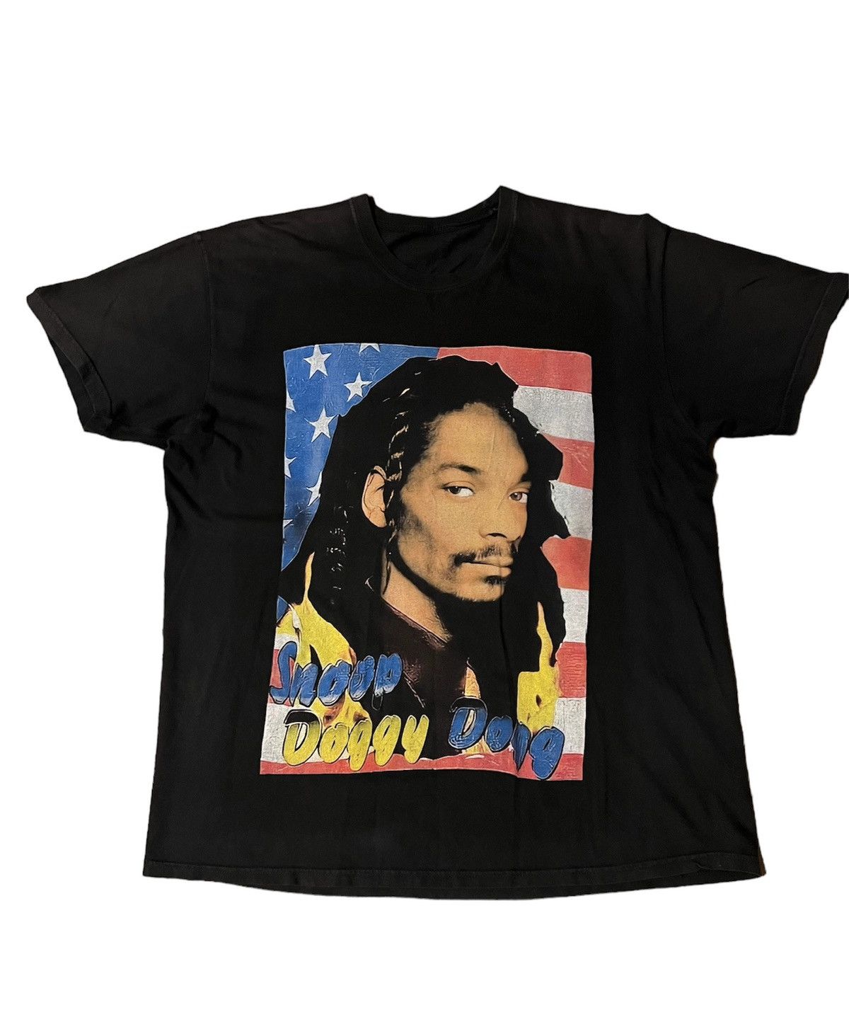 image of Rap Tees x Snoop Dogg Rap Tee in Black, Men's (Size XL)