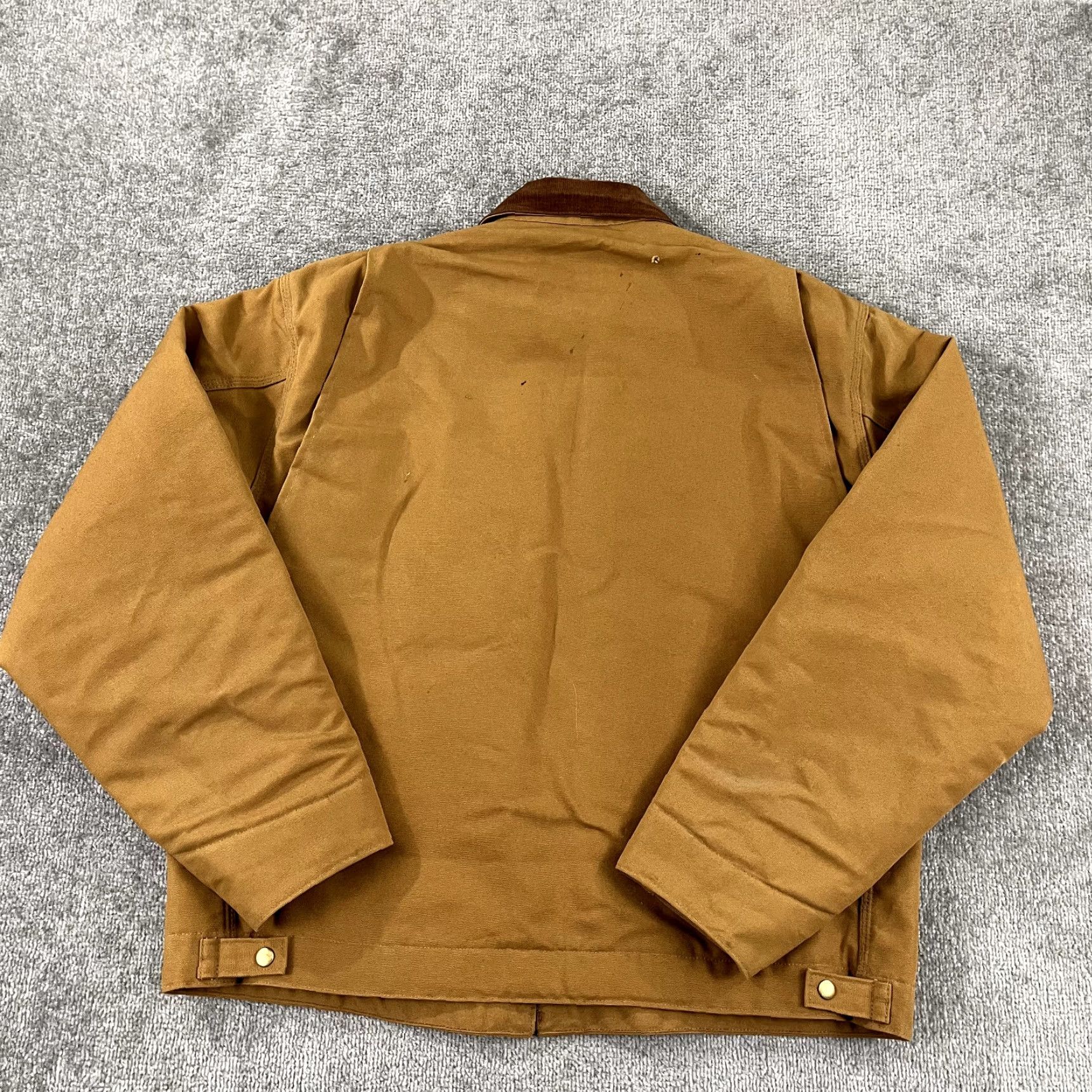 Carhartt VINTAGE Carhartt Jacket Mens 50 Tall Brown Detroit Blanket Lined USA Overcoat Long 90s Classic Workwear Mens Size US M / EU 48-50 / 2 - 5 Thumbnail