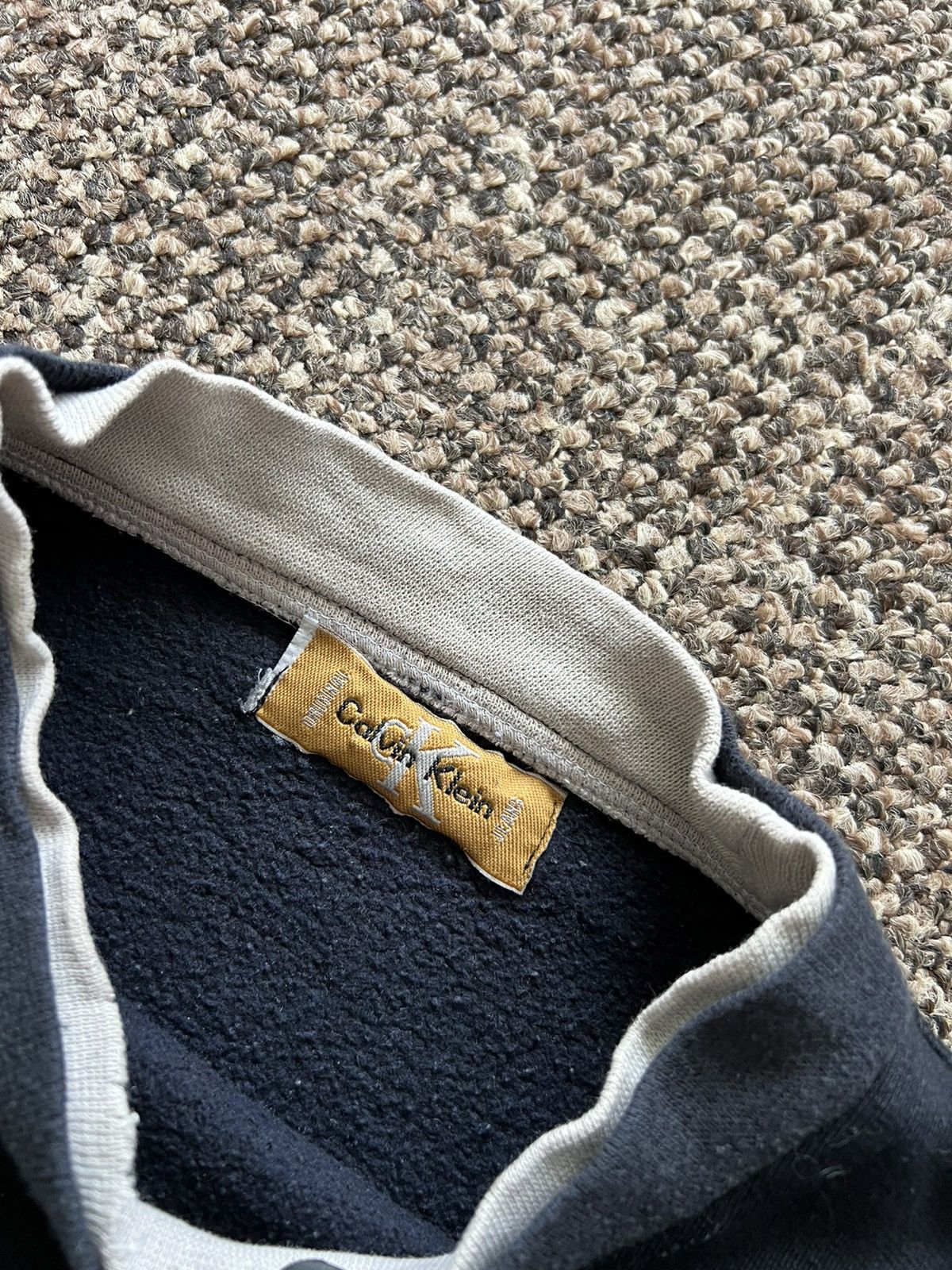 Vintage Vintage Calvin Klein Sweatshirt Big Logo Embroidered Y2K XL Size US XL / EU 56 / 4 - 7 Thumbnail