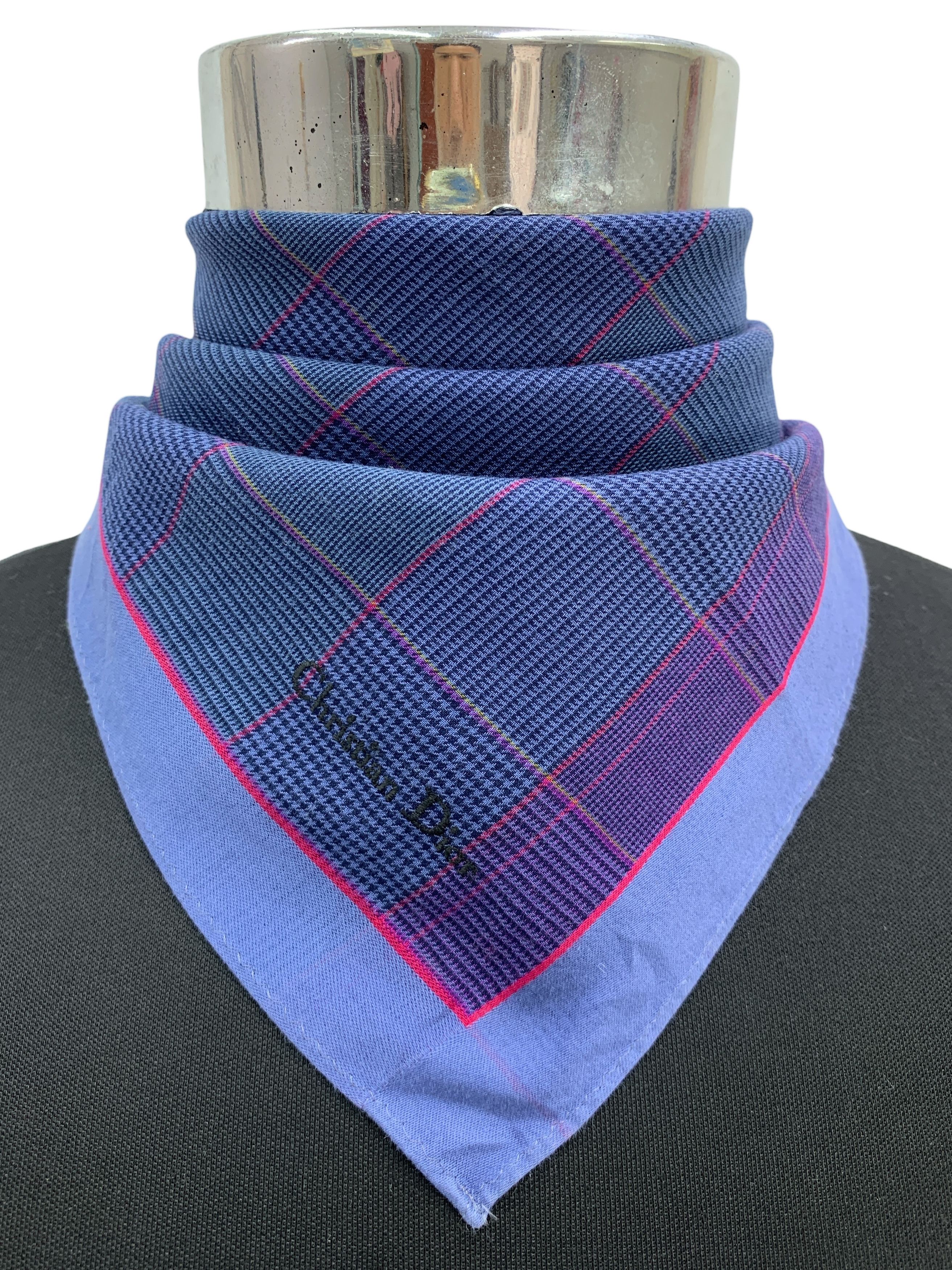 Christian Dior Monsieur × Vintage Vintage Christian Dior Neckerchief/ Handkerchief - HKA907 Size ONE SIZE - 1 Thumbnail