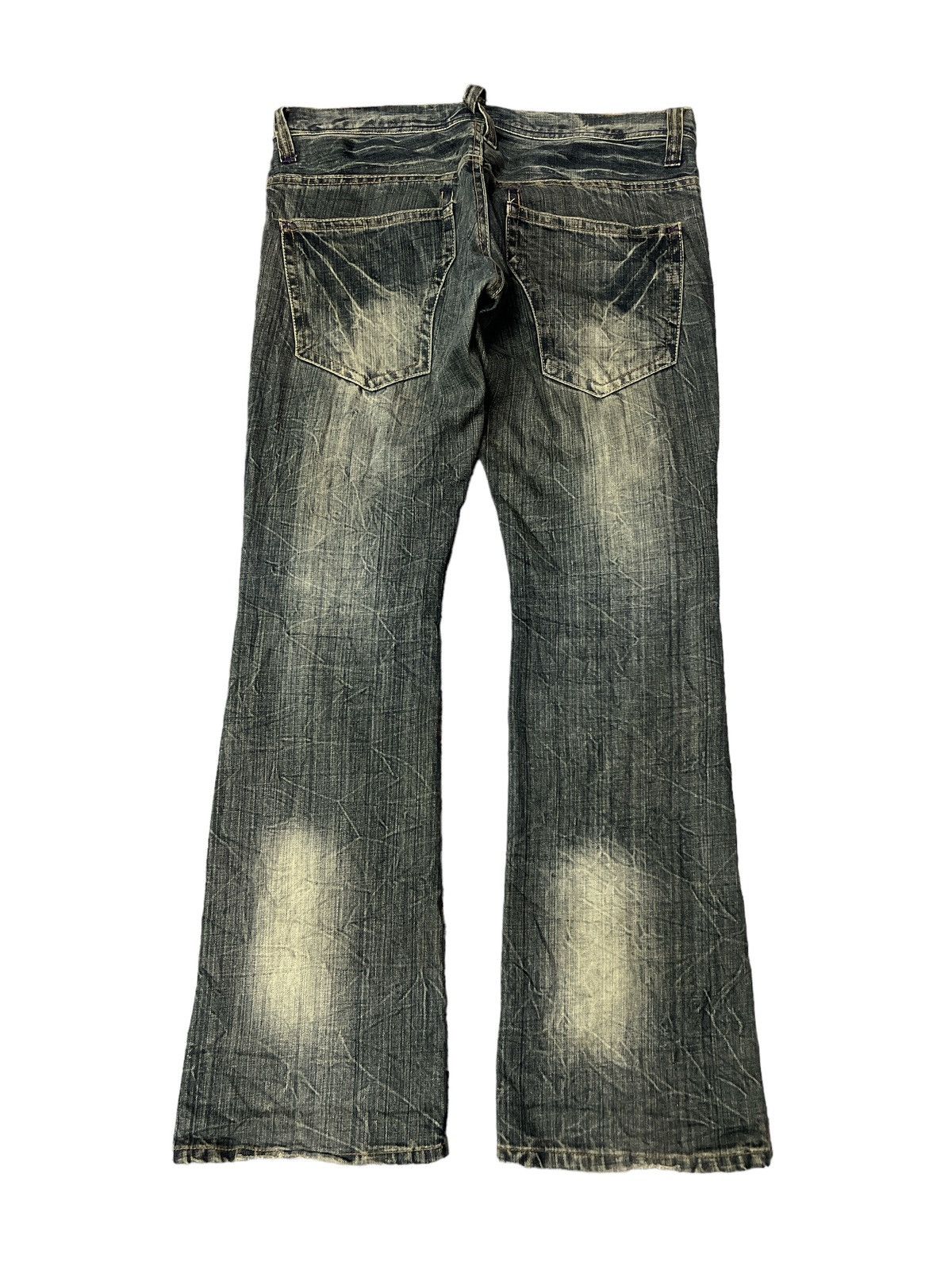 Japanese Brand × Vintage FLARED💥ULTIMAX DISTRESSED DENIM PANT Size US 34 / EU 50 - 7 Thumbnail