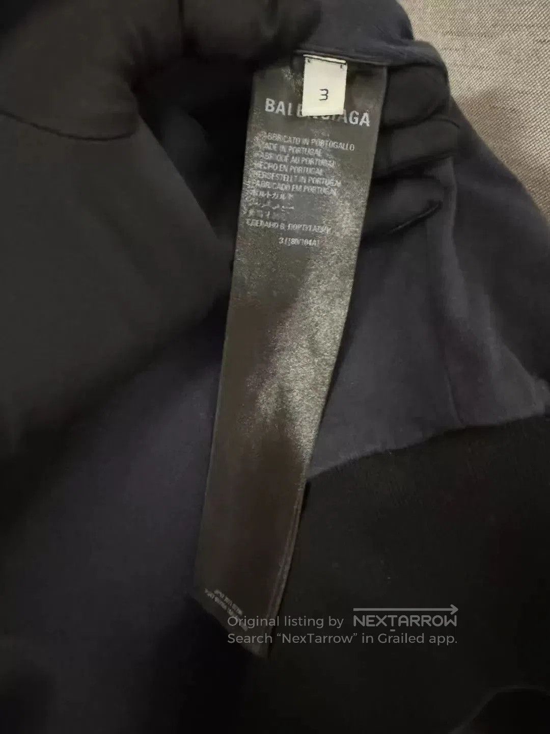 Balenciaga balenciaga 3B sports jacket in black. Size US M / EU 48-50 / 2 - 4 Thumbnail