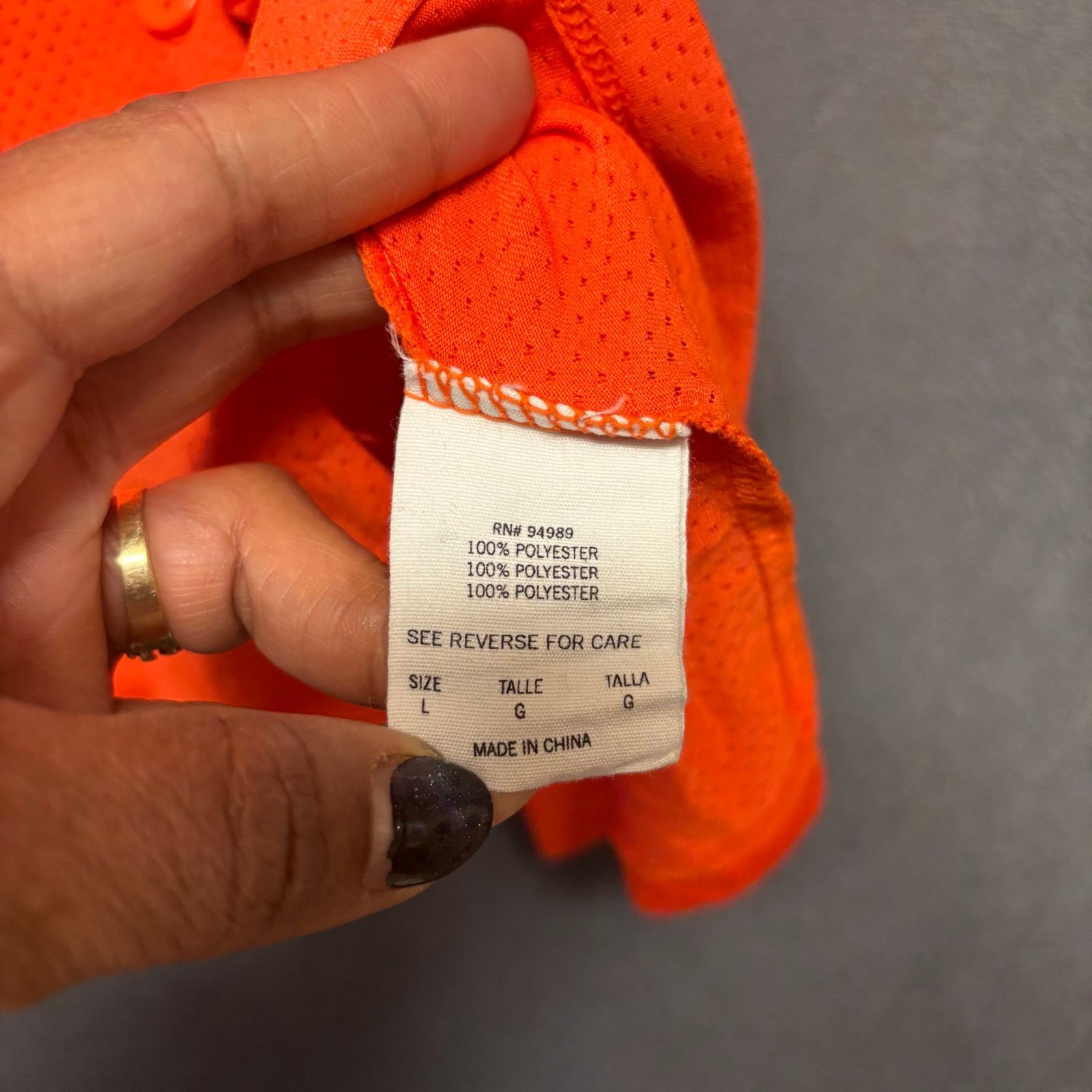 MLB Vintage MLB San Francisco Giants Orange Mesh Baseball Jersey Size L / US 10 / IT 46 - 7 Thumbnail