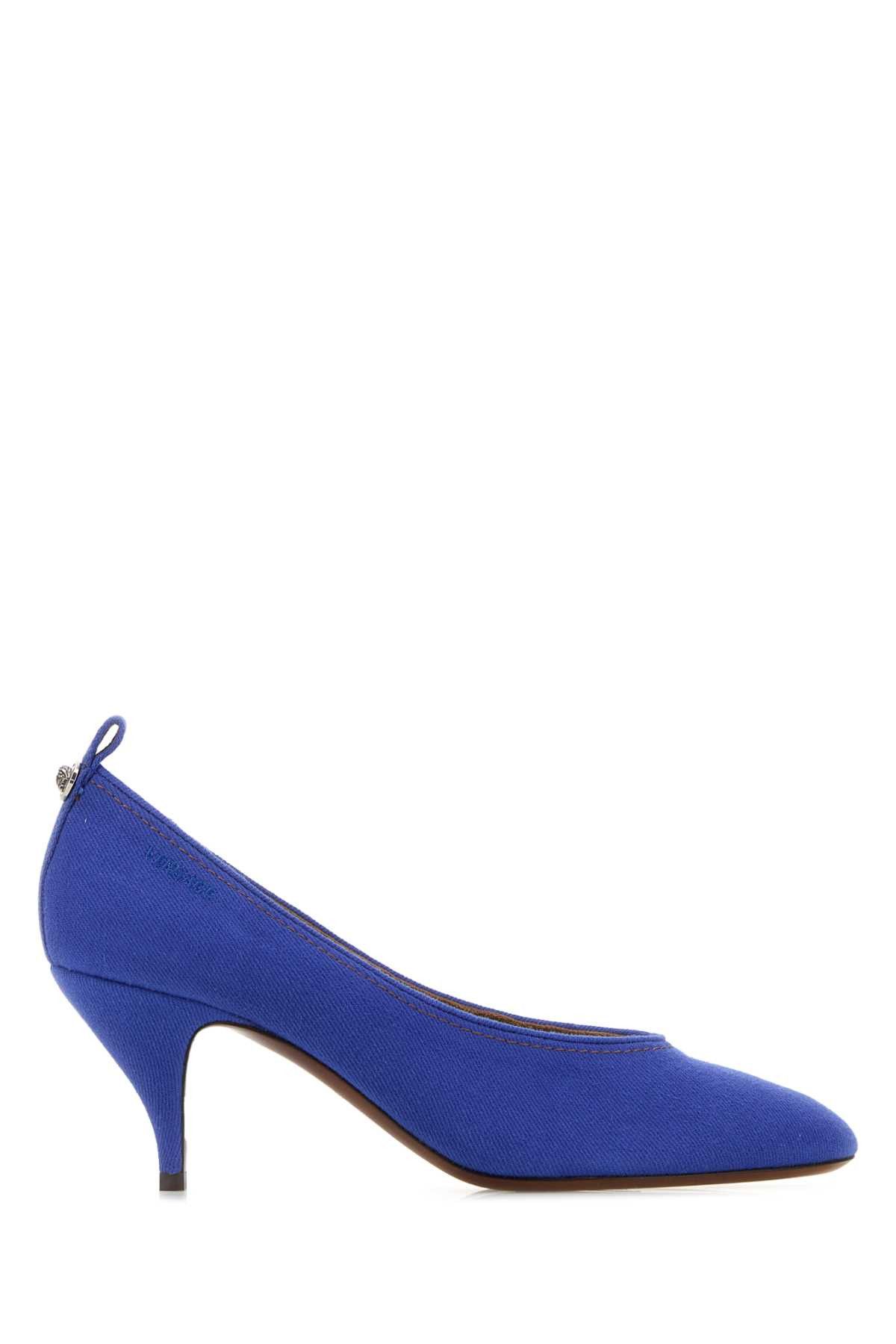 Versace Denim Pumps Size US 8 / IT 38 - 1 Thumbnail