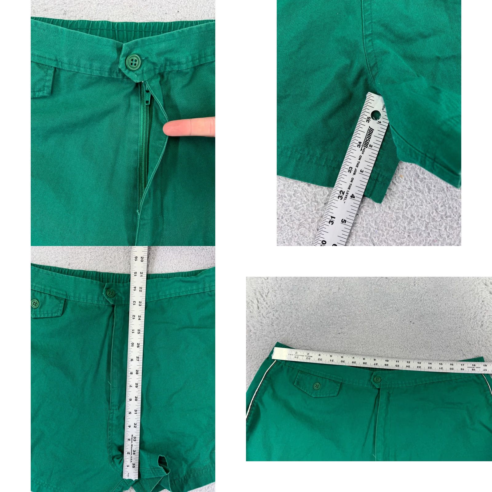 Vintage VINTAGE Polo Sport Shorts Womens 2XL Bermuda 38" Green 100% Cotton Golf Activewear Mens? Size 40" / US 18 - 8 Thumbnail