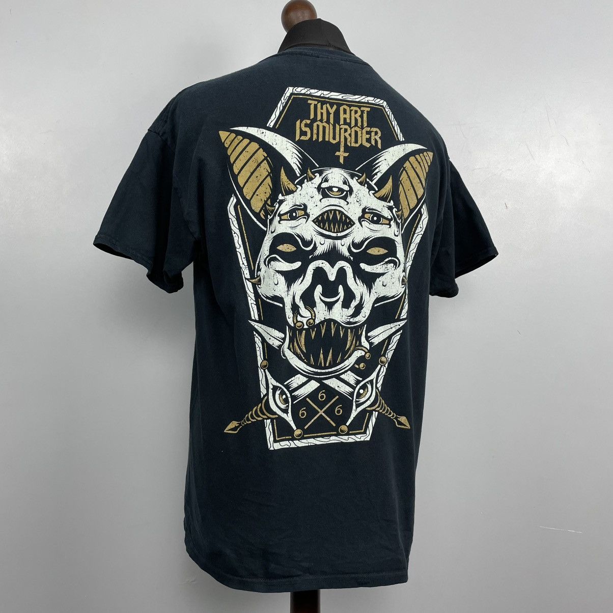 Vintage Vintage Thy Art Is Murder rock T-shirt y2k Size US L / EU 52-54 / 3 - 2 Thumbnail