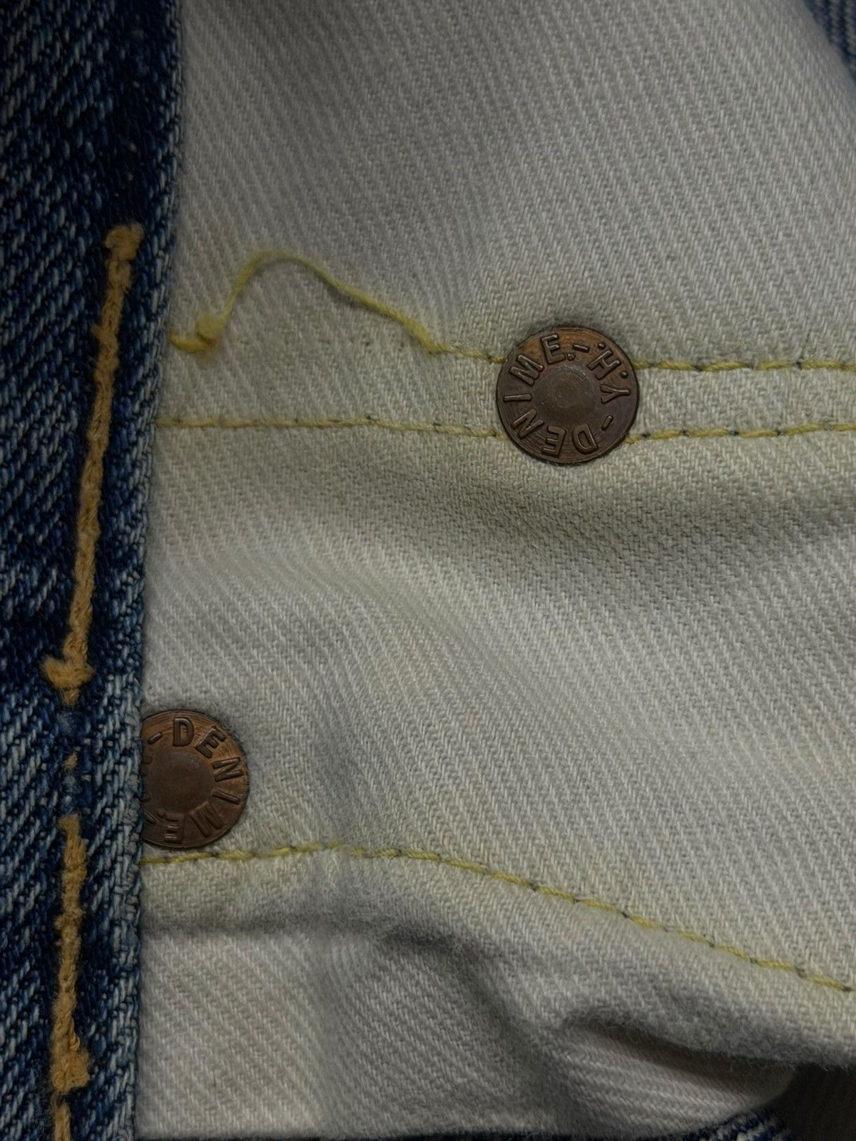 Denime Vintage 90s Denime Lot 66 Selvedge Denim Jeans Japan | W29 Size US 29 - 13 Thumbnail