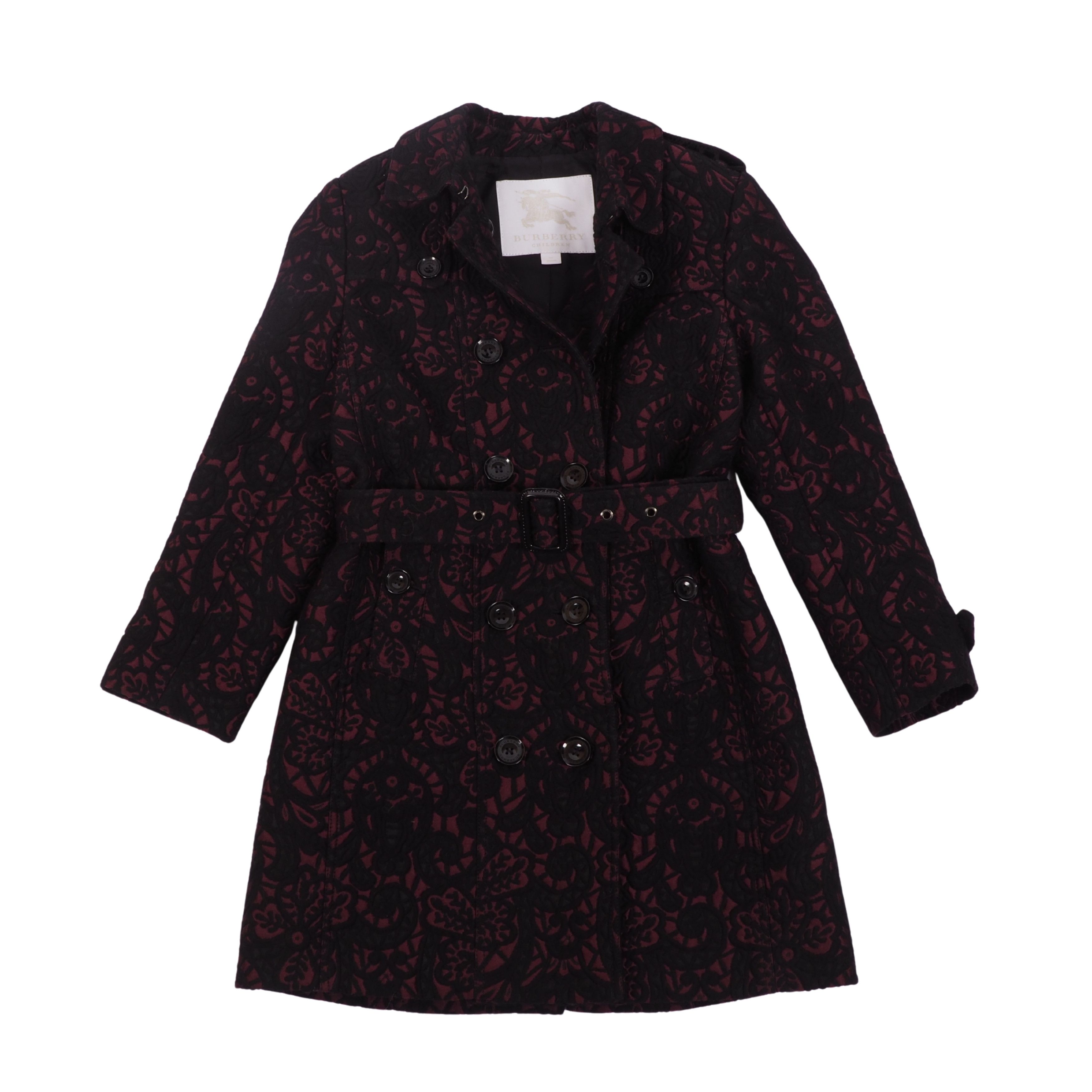 Burberry Burberry Children Girls Trench Coat Floral 8Y / 128cm Size XXS / US 00 / IT 34 - 1 Thumbnail