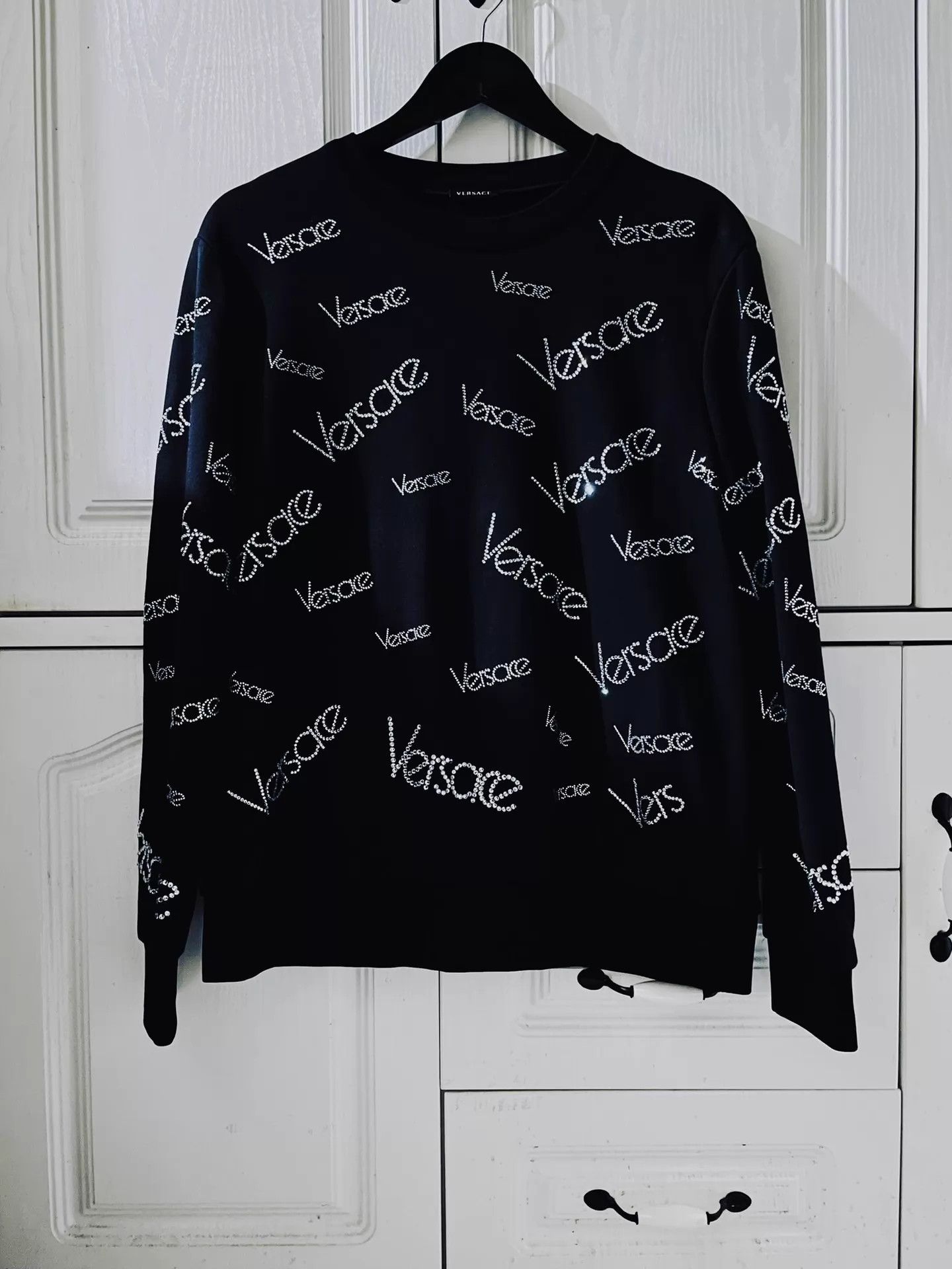 Versace VersaceAll-CrystalLuxurySweatshirtM(48)-NewLimited Size US M / EU 48-50 / 2 - 1 Thumbnail