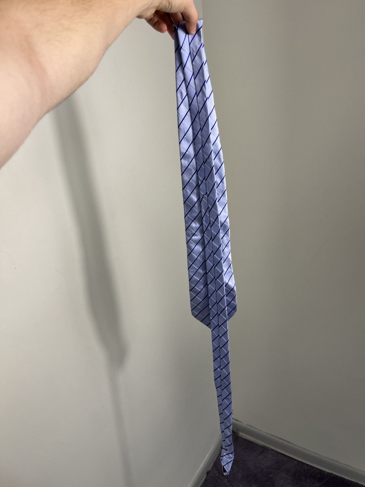 Canali Canali Checkered Blue Formal Luxury Silk Tie Size ONE SIZE - 9 Thumbnail
