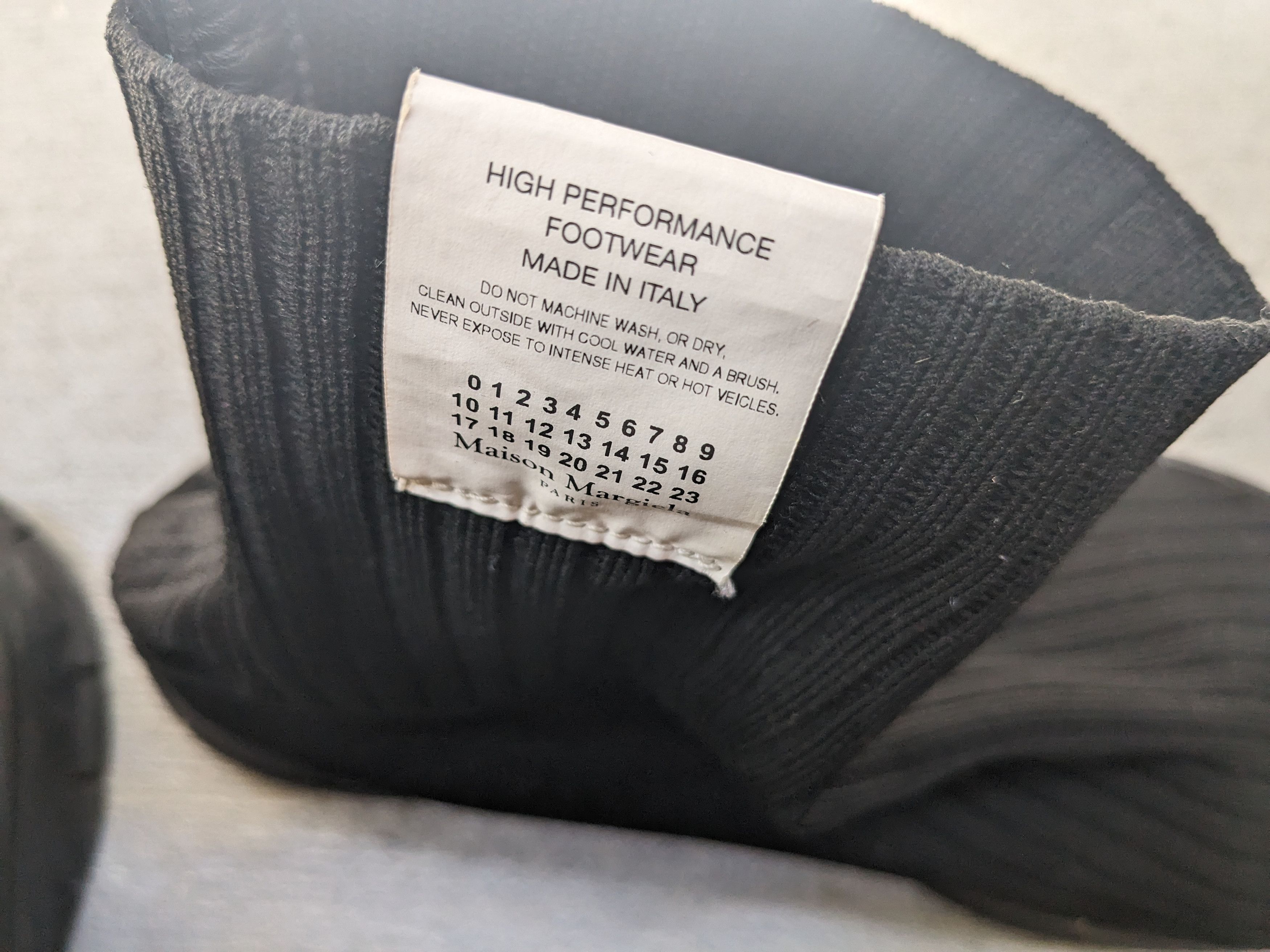 Maison Margiela Maison Margiela Sock Sneakers Black 12 45 High Tops Size US 12 / EU 45 - 5 Thumbnail