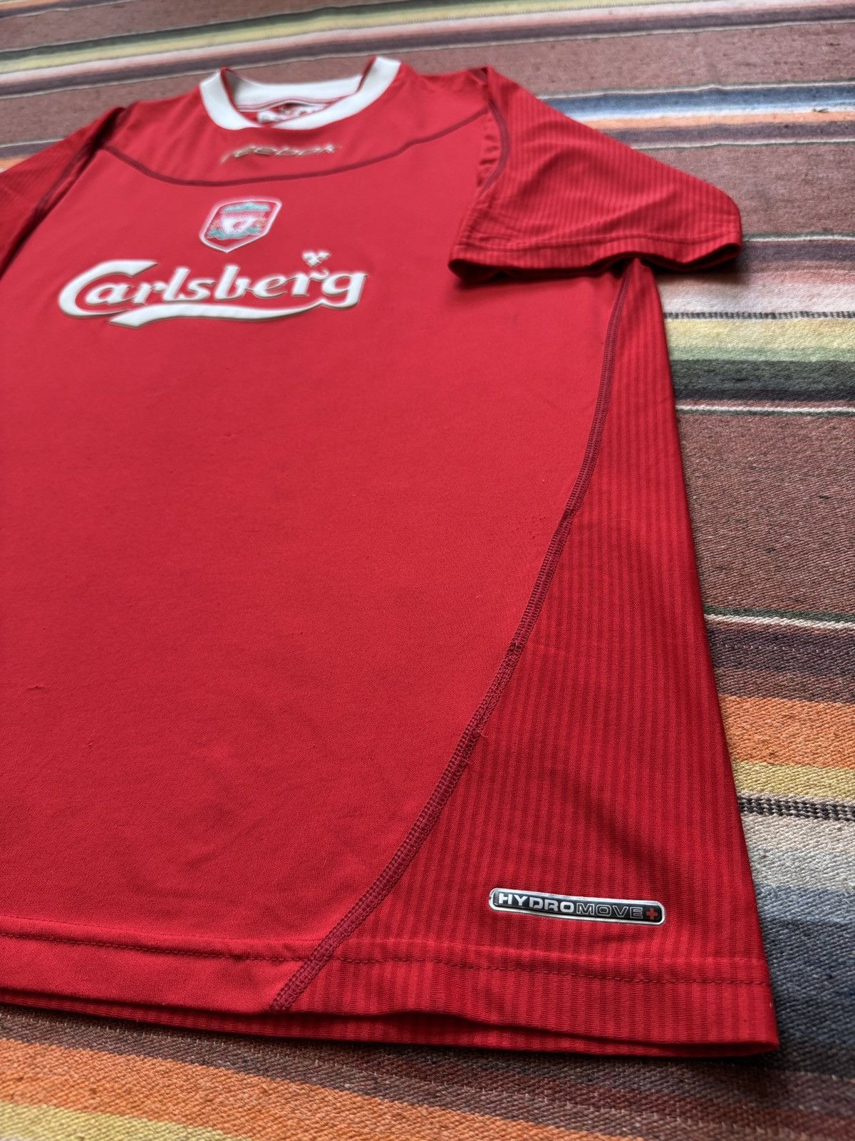 Reebok × Vintage Vintage Reebok 2002-2004 Liverpool Home Kit Size US L / EU 52-54 / 3 - 5 Thumbnail