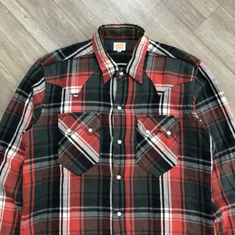 Sugar Cane Sugar Cane California Western Plaid Flannel Size US M / EU 48-50 / 2 - 2 Thumbnail