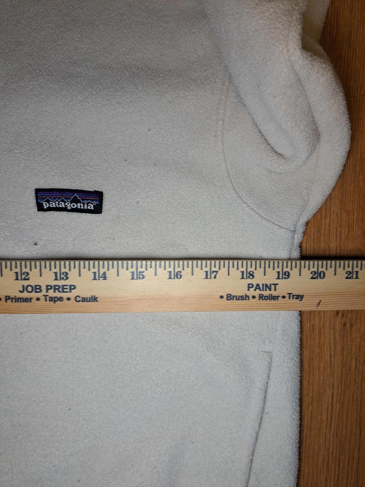 Patagonia VINTAGE Patagonia Synchilla Pullover Jacket Kids XL 14 Cream Size US XL / EU 56 / 4 - 6 Thumbnail