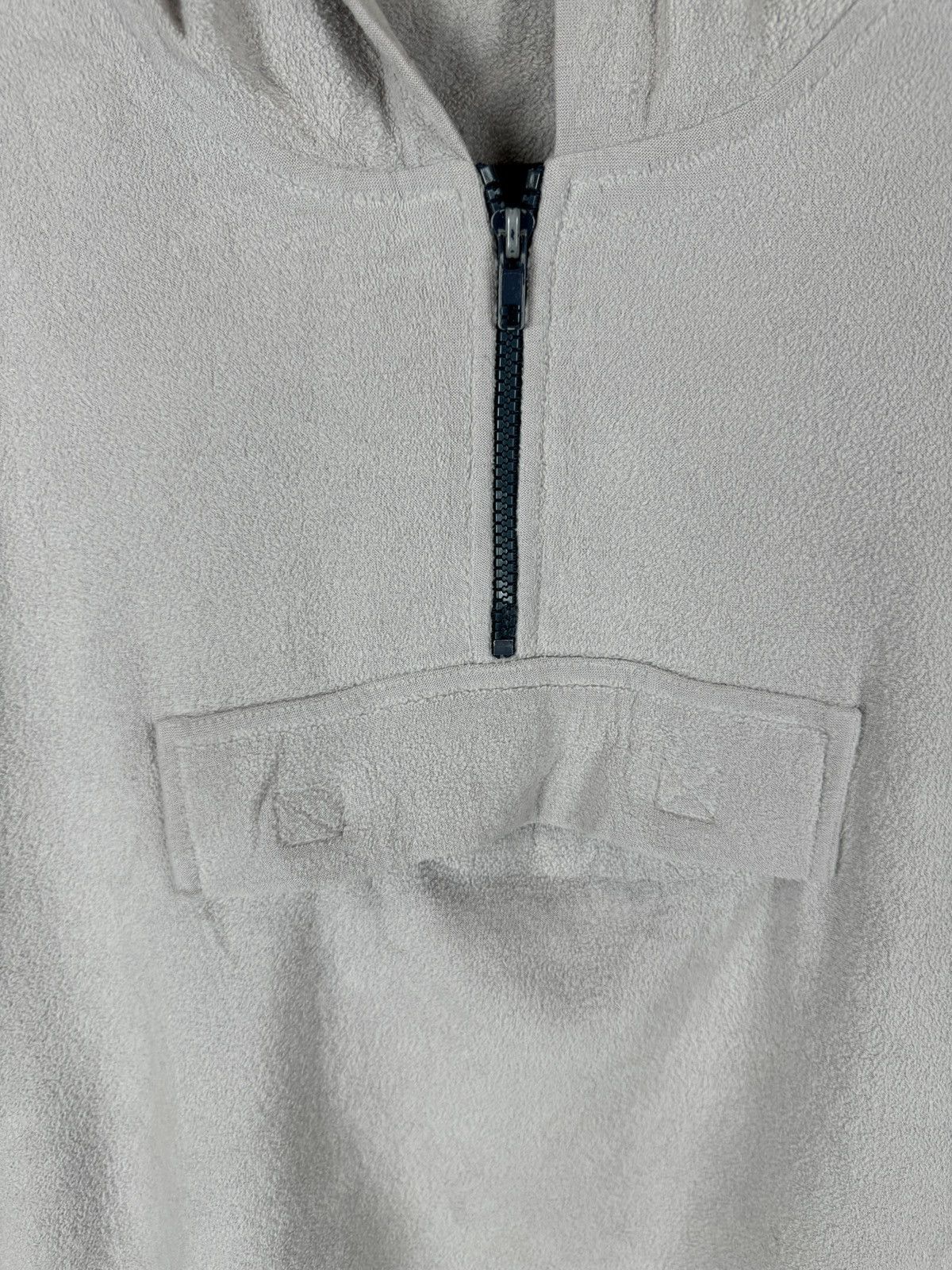 Japanese Brand F at E Feel at Ease vintage fleece half zip anorak hoodie Size US L / EU 52-54 / 3 - 6 Thumbnail