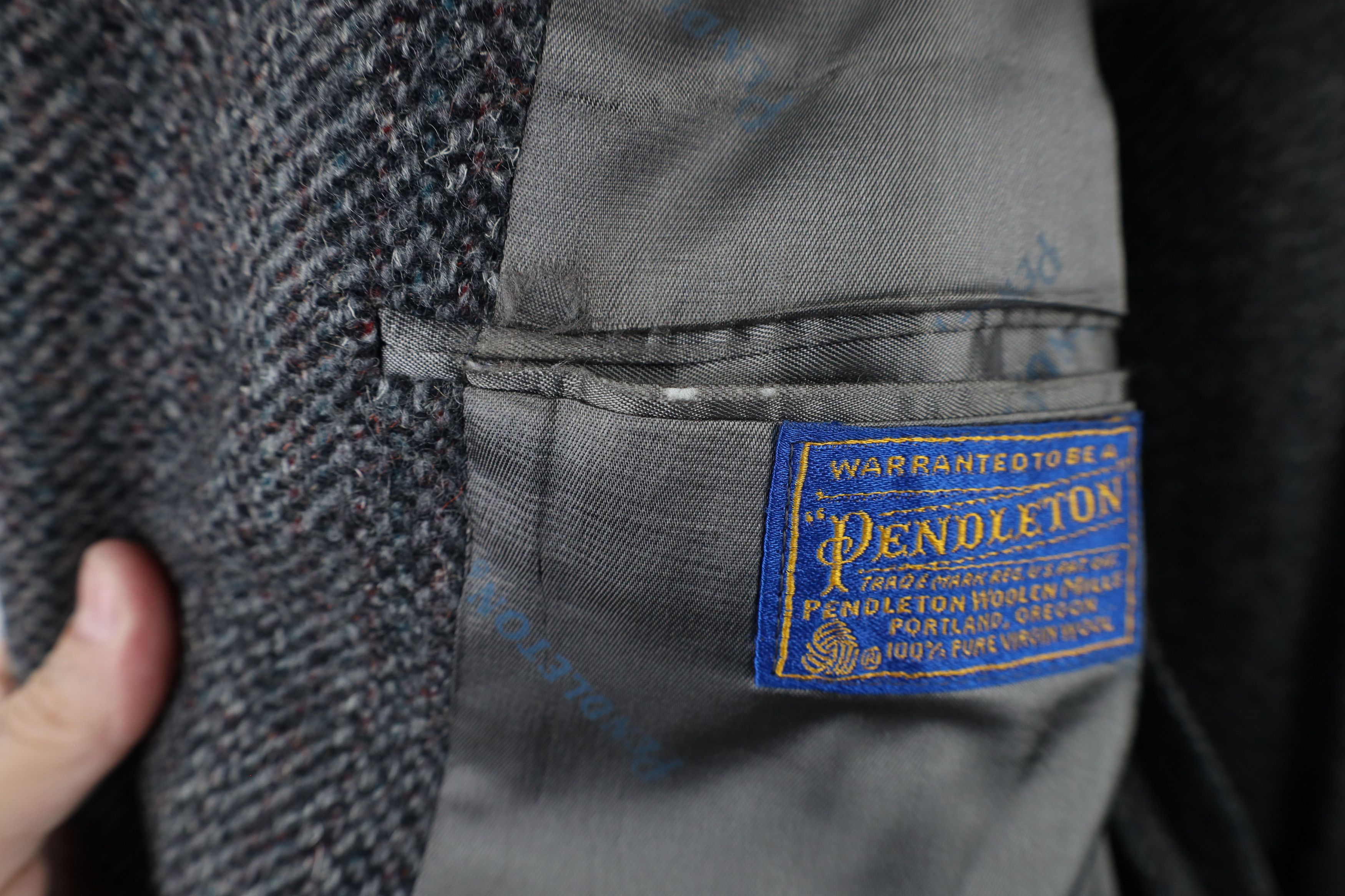 Pendleton × Vintage Vintage 70s Pendleton 2 Button Blazer Suit Jacket Gray USA Size US XL / EU 56 / 4 - 11 Thumbnail