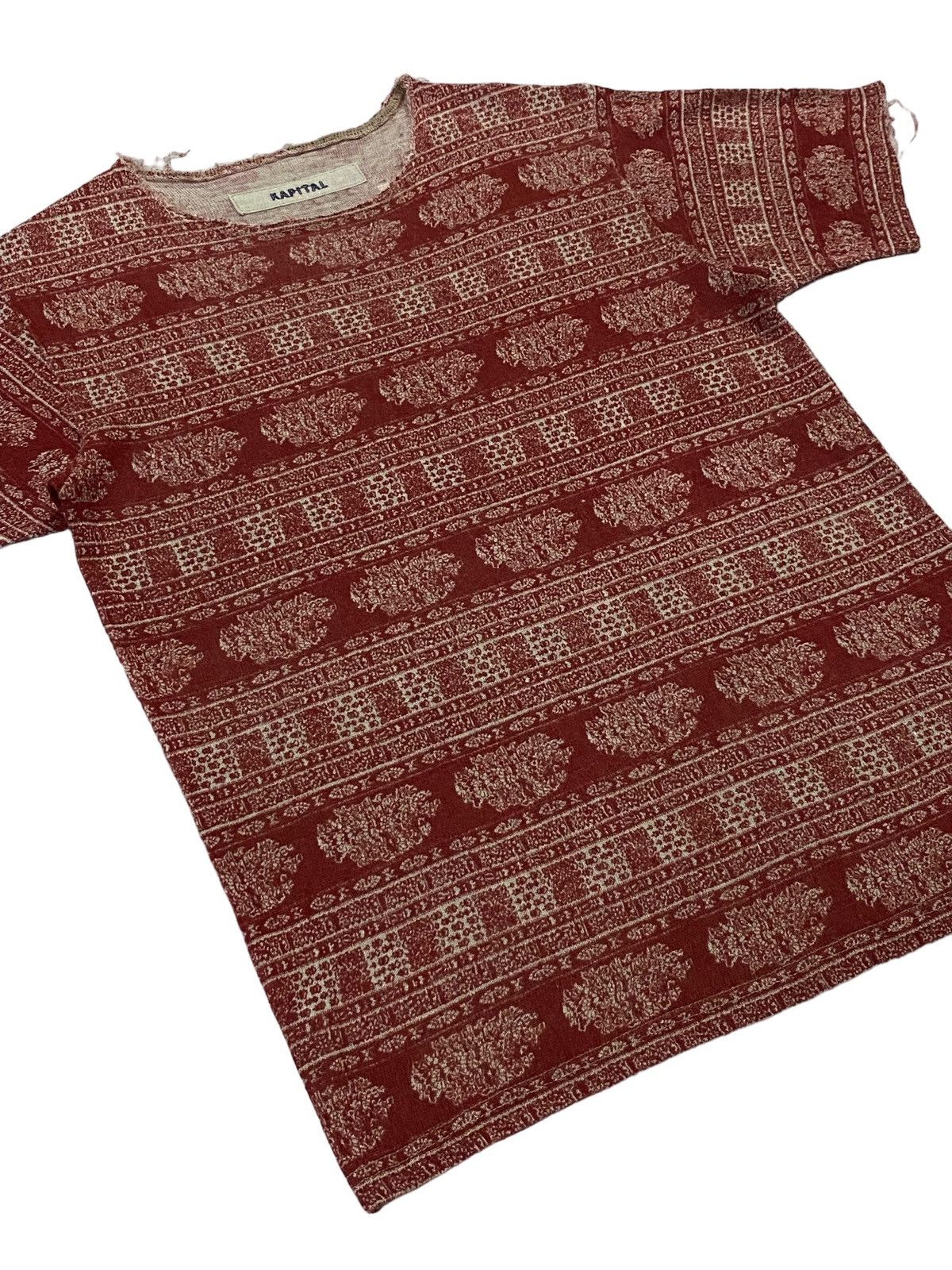 Kapital Kapital Kiro Hirata Linen T-Shirt Size US XS / EU 42 / 0 - 18 Thumbnail
