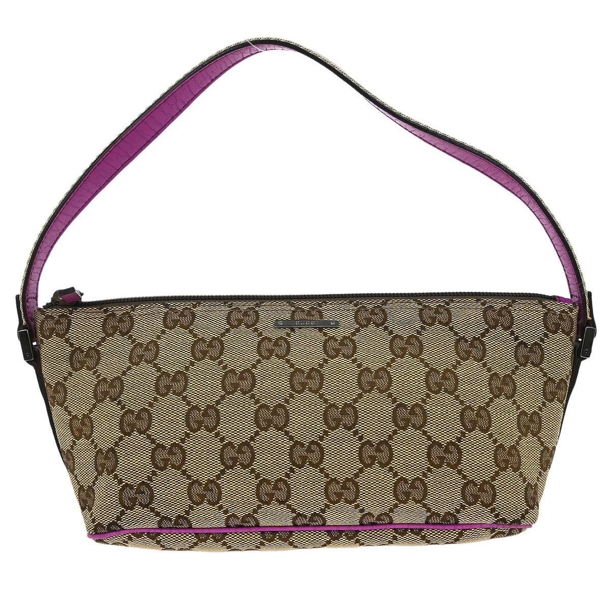 Gucci Gucci Vintage Boat Pochette GG Canvas Size ONE SIZE - 1 Thumbnail