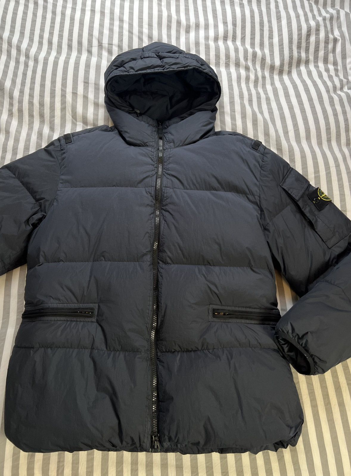 Stone Island Stone Island | Garment Dyed R-NY Down | Dark Navy | Size XXL Size US XXL / EU 58 / 5 - 10 Thumbnail