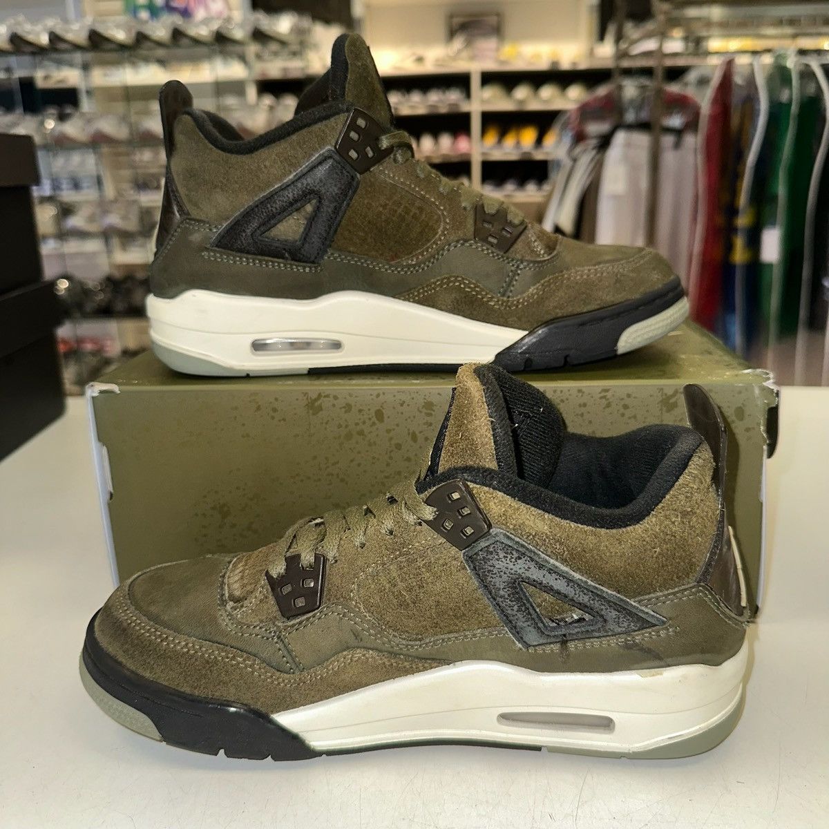 Jordan Brand × Nike Size 6Y (7.5W) - Jordan 4 Craft Olive SE - FB9928-200 Size US 7.5 / IT 37.5 - 2 Thumbnail