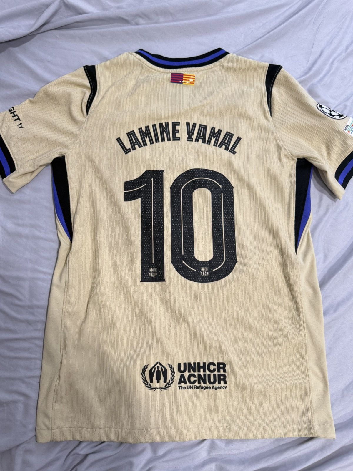 Other FC Barcelona Away Lamine Yamal Jersey 25/26 Player Version Size US XS / EU 42 / 0 - 3 Thumbnail