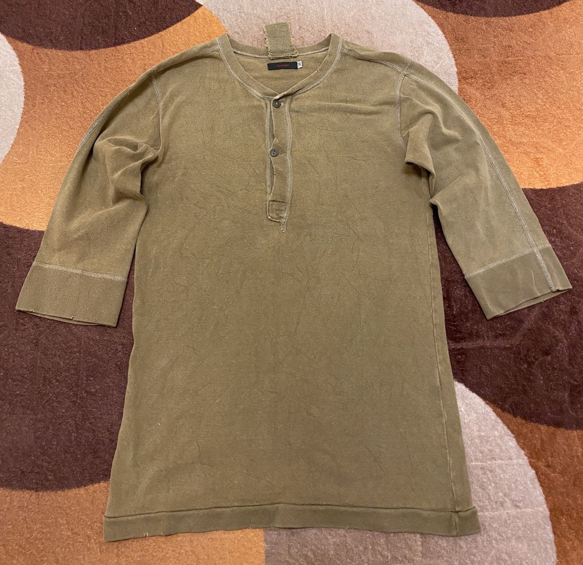 image of Full Count Co Fullcount Ts in Olive Green, Women's (Size XS)