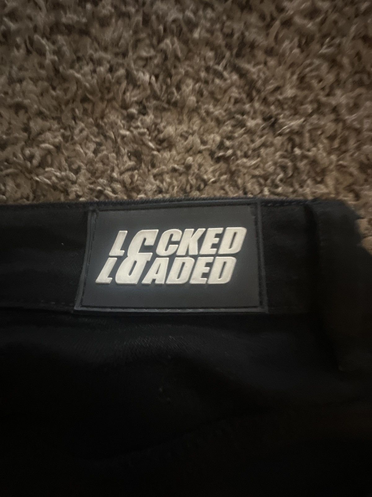 Other Locked & Loaded Black Strap Jeans w/ Neon Zippers (size 28) Size US 28 / EU 44 - 3 Thumbnail