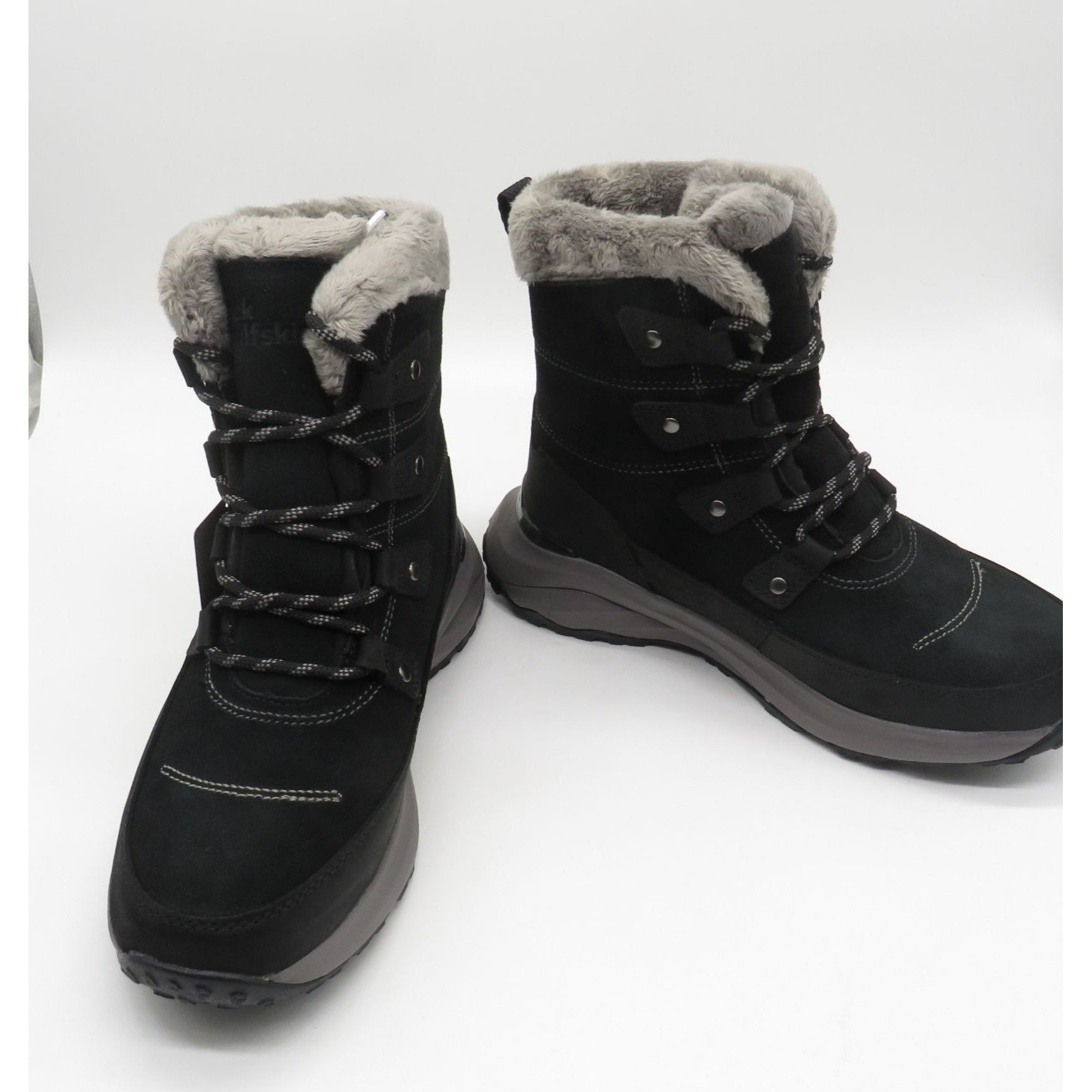 Jack Wolfskin Jack Wolfskin Texapore Winter Boots Womens 6 Black Faux Fur Size US 6 / IT 36 - 3 Thumbnail
