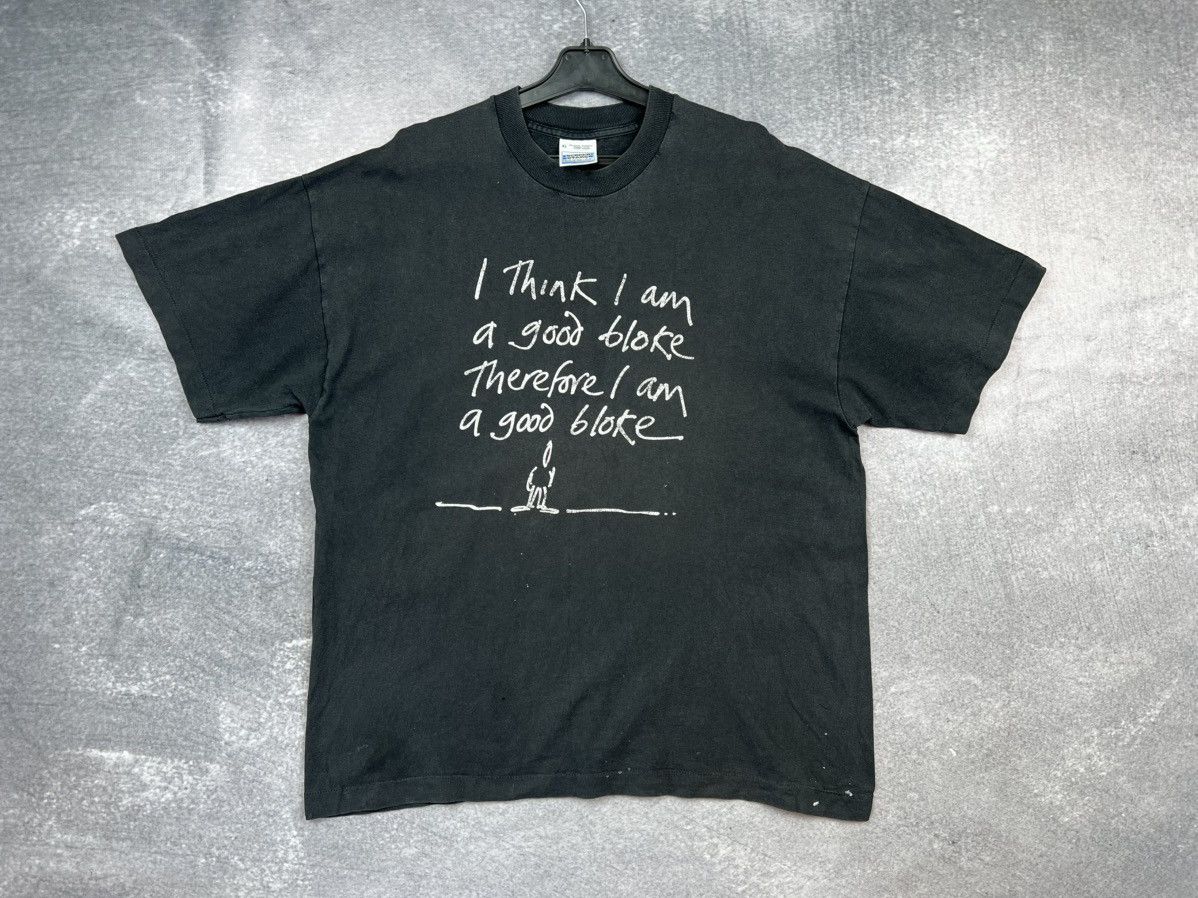 Vintage Vintage 90’s art merchandise T-shirt Size US XL / EU 56 / 4 - 1 Thumbnail