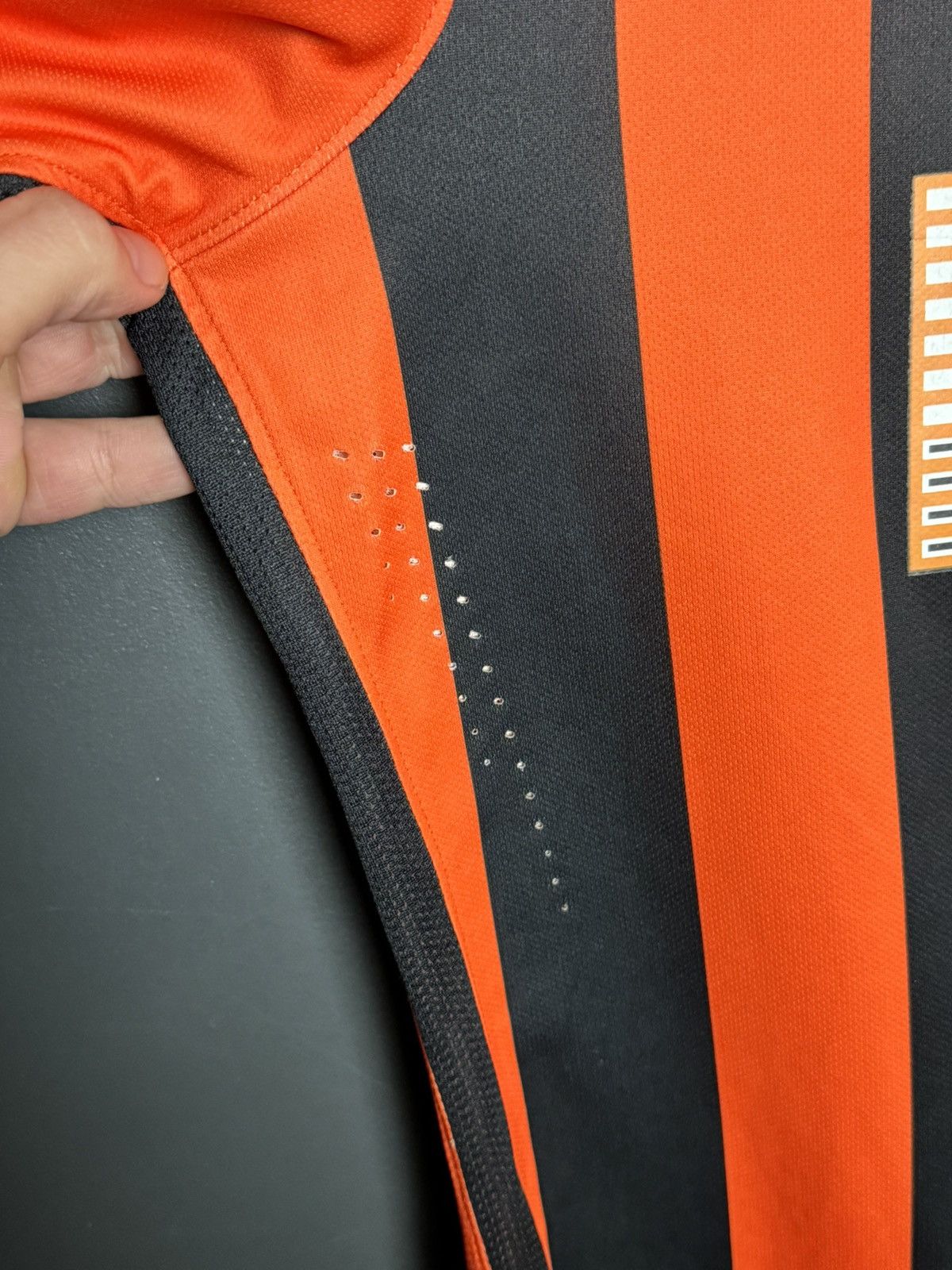 Nike Shakhtar Donetsk 15/16 Home Match Worn Football Jersey Shirt Size US L / EU 52-54 / 3 - 10 Thumbnail