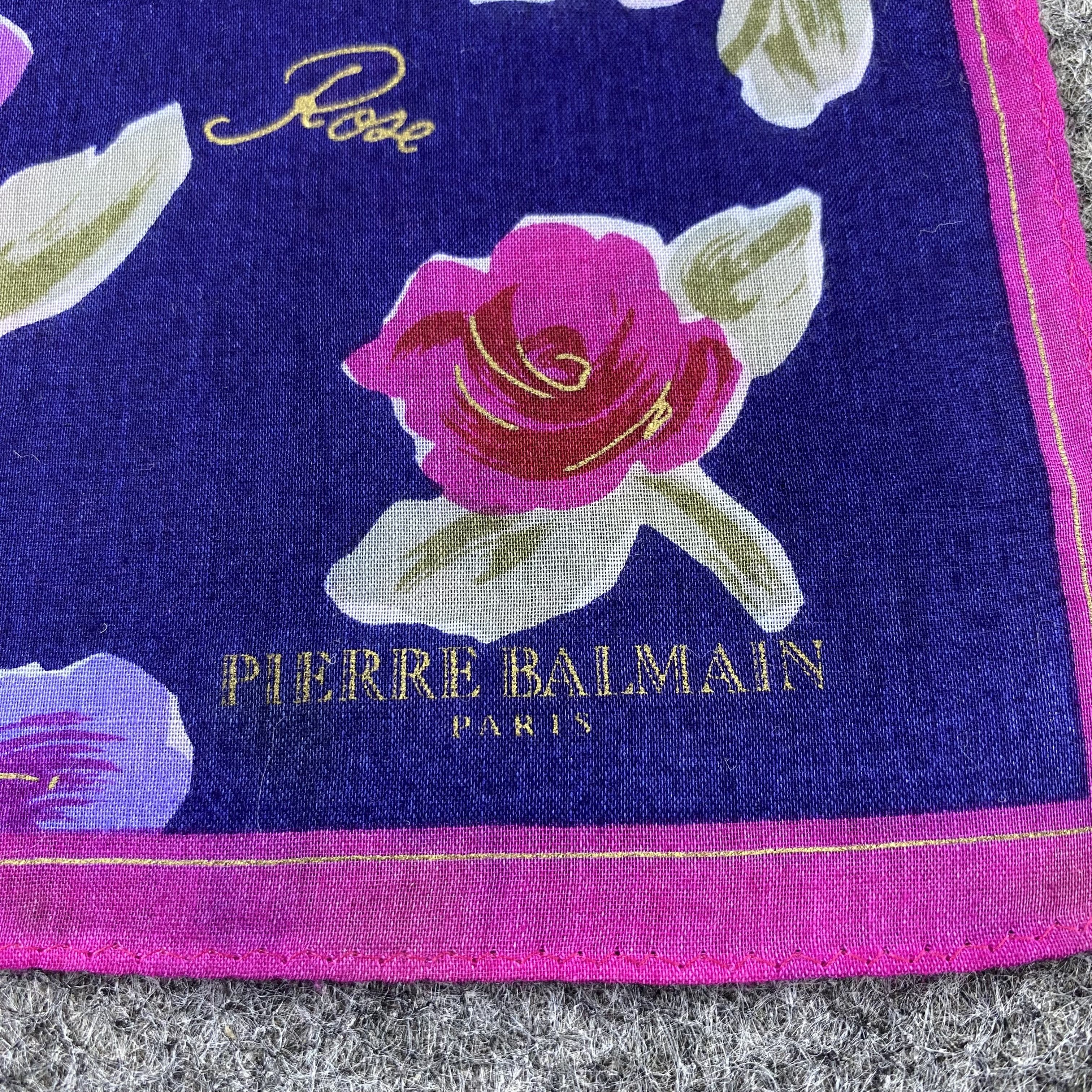 Pierre Balmain Pierre Balmain Handkerchief / Bandana / Neckerchief-B1328 Size ONE SIZE - 7 Thumbnail