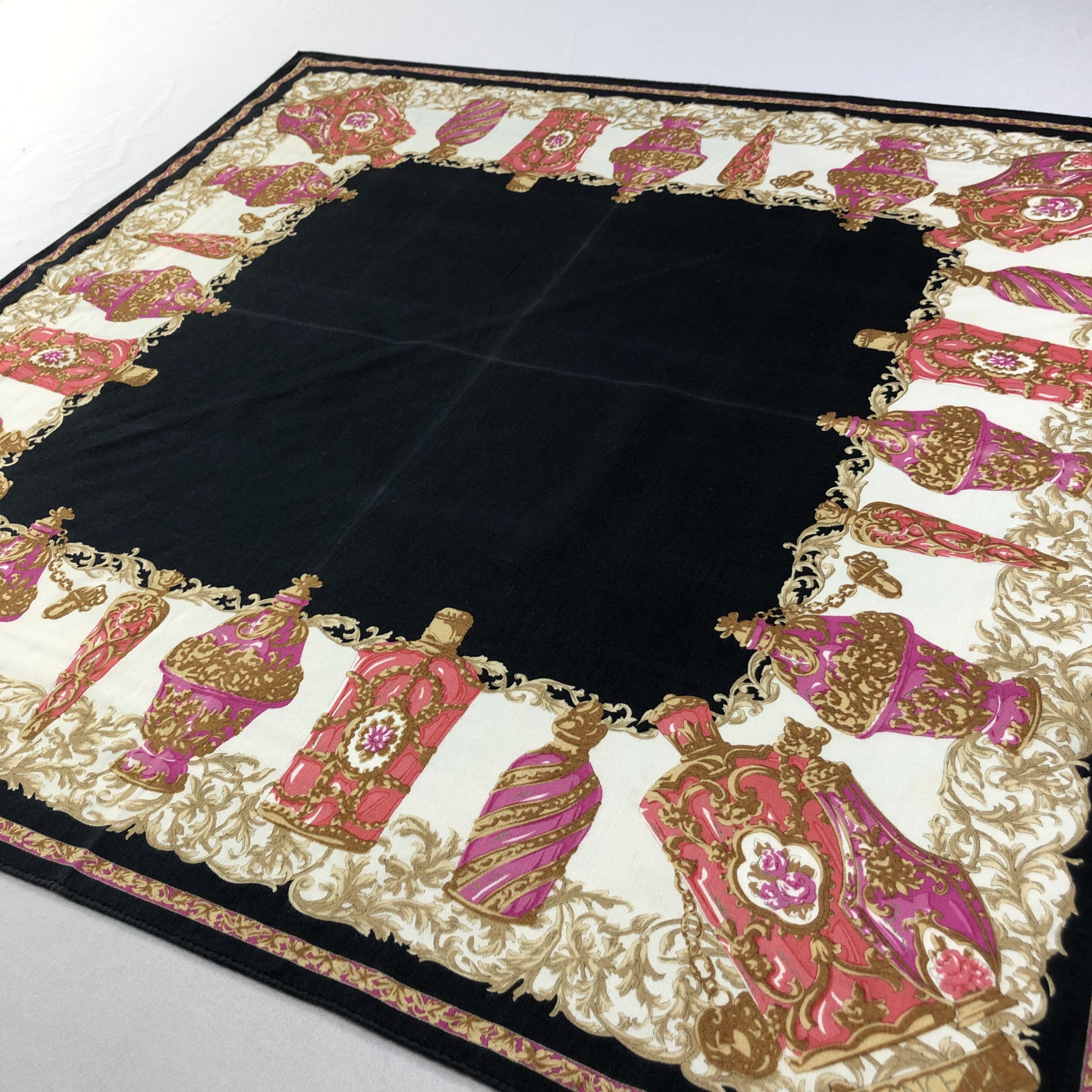 Lui di Lancetti Lancetti Baroque Handkerchief Neckerchief Bandana H1762 Size ONE SIZE - 3 Thumbnail