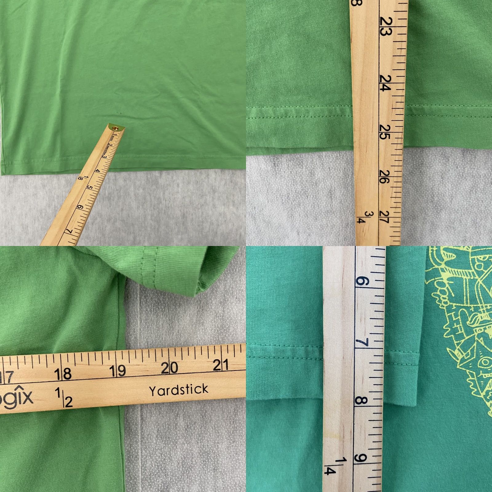 Apple VINTAGE Apple Shirt Adult Small Green Camp Logo T Shirt Short Sleeve Men Logo All Seasons 90s Mens S Size US S / EU 44-46 / 1 - 8 Thumbnail