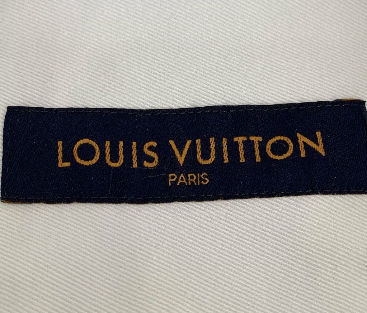 Louis Vuitton Louis Vuitton LV logo cartoon white cotton shirt jacket Size US S / EU 44-46 / 1 - 6 Thumbnail