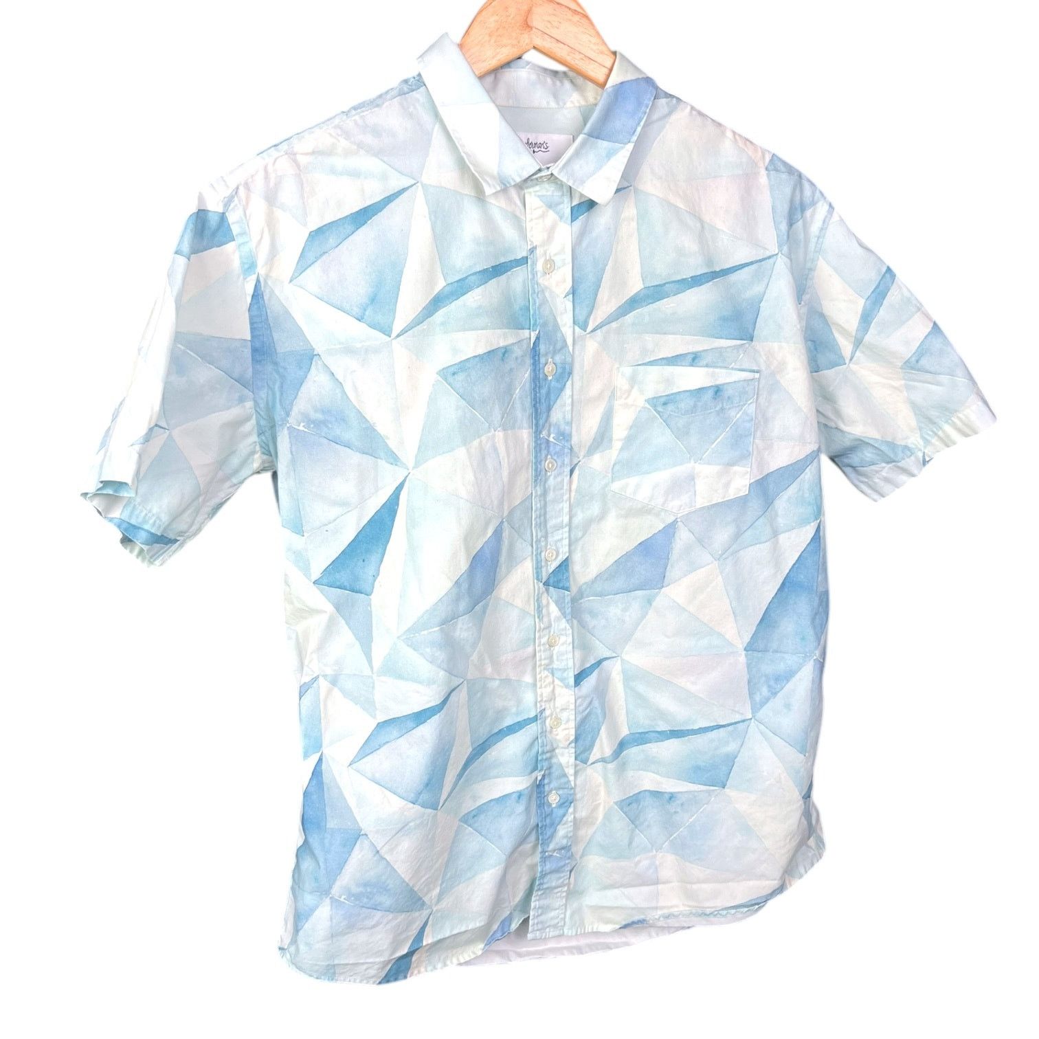 Schnaydermans Schnayderman's Geometric Button Up Shirt 41-42 16.5 $250 Size US M / EU 48-50 / 2 - 1 Thumbnail