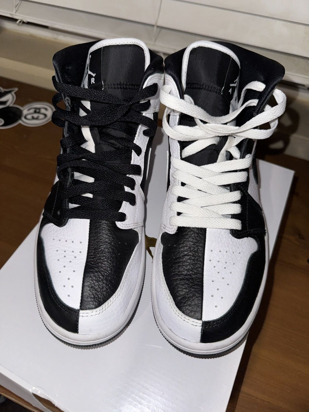 Nike Jordan 1 Mid Split - 10w/8.5m - Used but CLEAN! Size US 10 / IT 40 - 4 Thumbnail