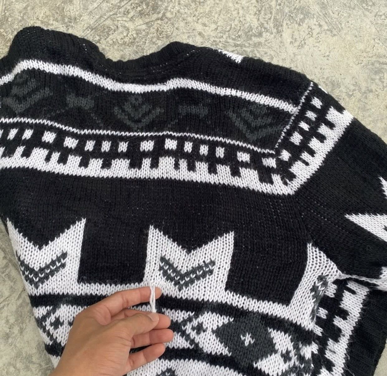 Element × Japanese Brand Sick☠️ Element Aztec Native Navajo Knit Cardigan 90s Skate Size US S / EU 44-46 / 1 - 5 Thumbnail