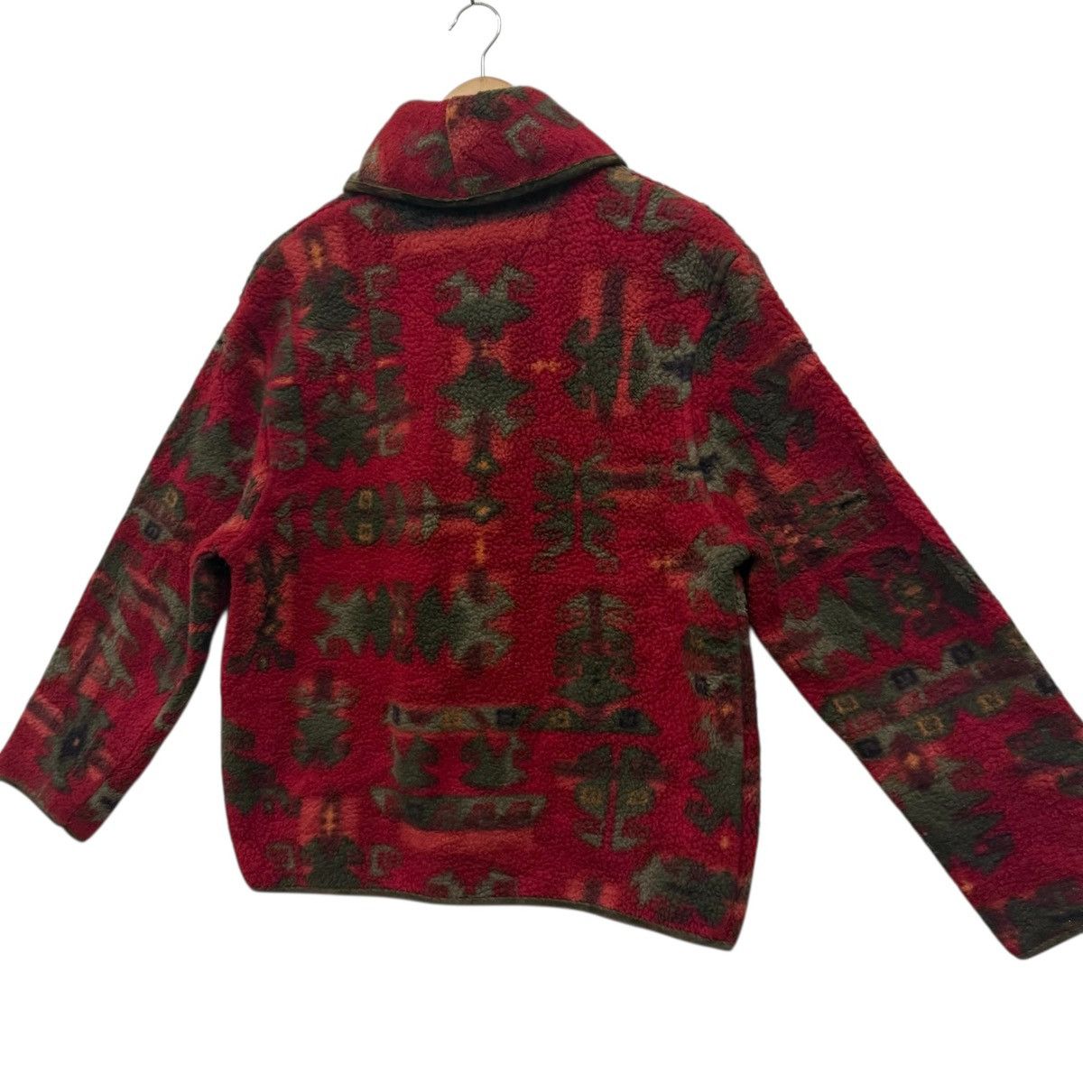 Vintage Vintage Talbots Navajo Aztec Fleece Jacket Size US L / EU 52-54 / 3 - 3 Thumbnail