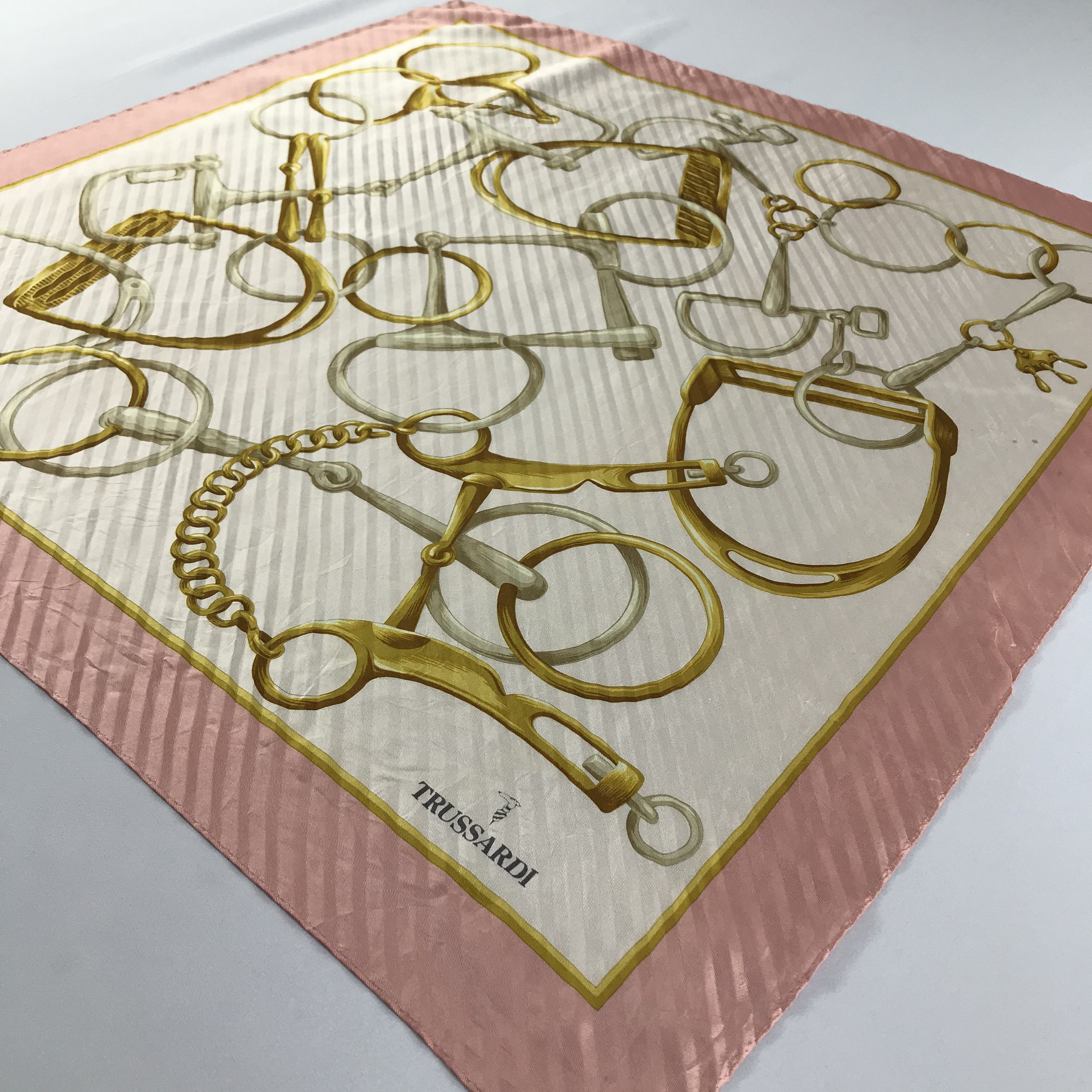 Trussardi Vintage Trussardi Silk Scarf Size ONE SIZE - 3 Thumbnail