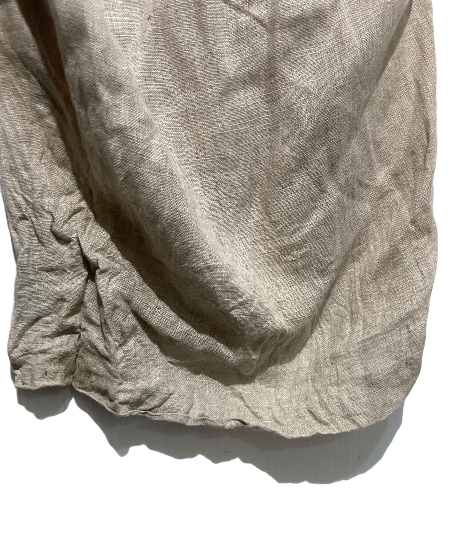 Yohji Yamamoto Yohji Yamamoto S'yte Linen Tweed Pleated Tapered Pants Size US 41 - 4 Thumbnail