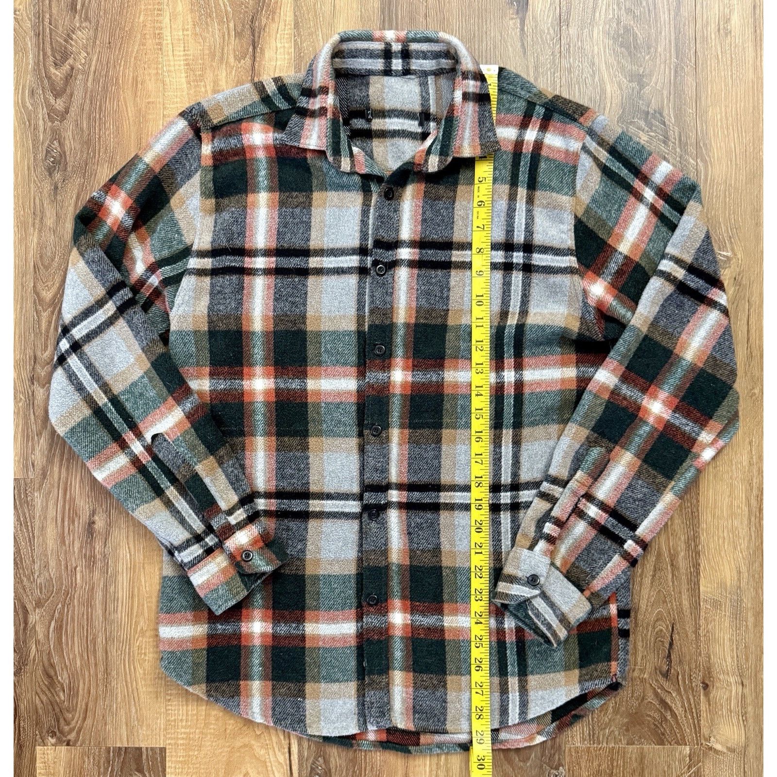 Other Plaid Unbranded Women's Medium, Green, Warm, Soft Size M / US 6-8 / IT 42-44 - 5 Thumbnail