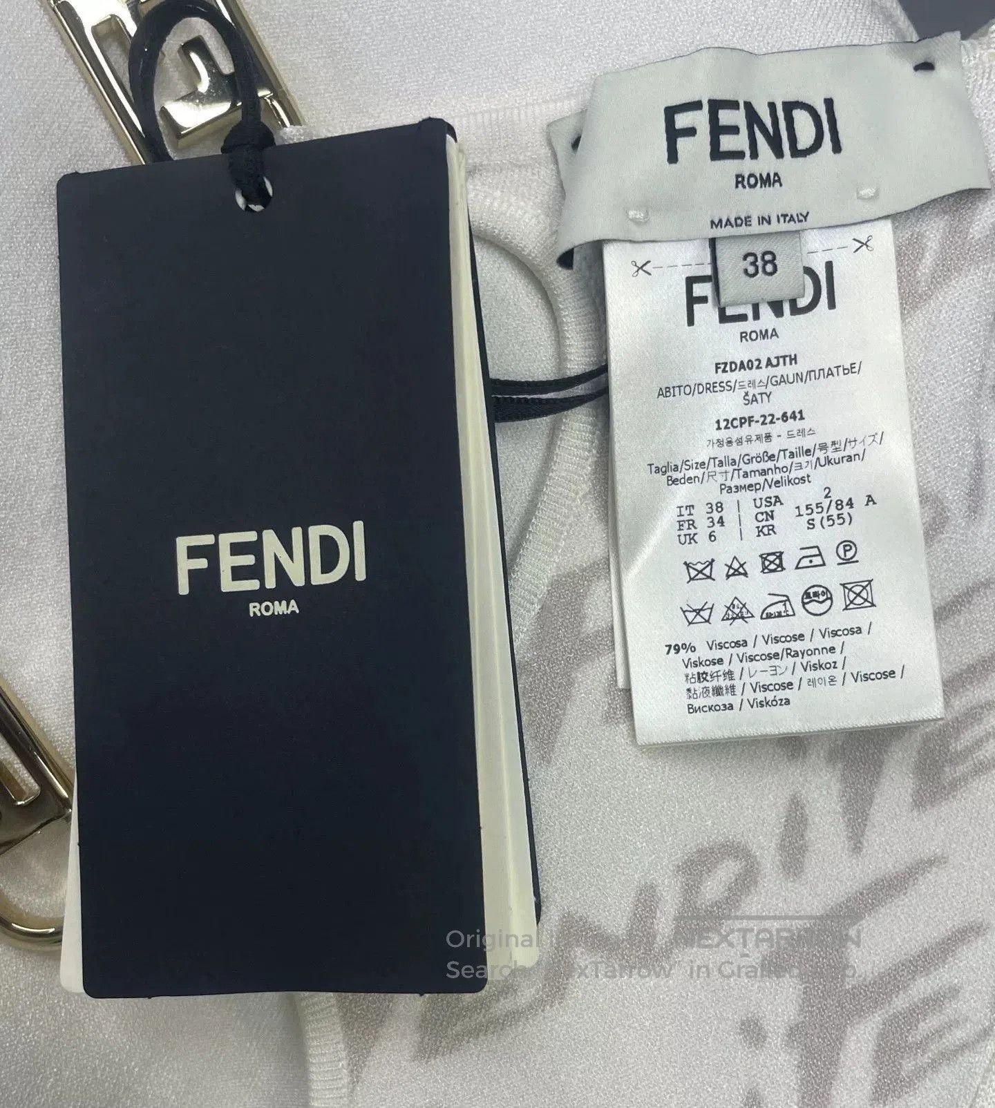 Fendi FENDI Sleeveless Bodycon Sundress. Size US S / EU 44-46 / 1 - 6 Thumbnail