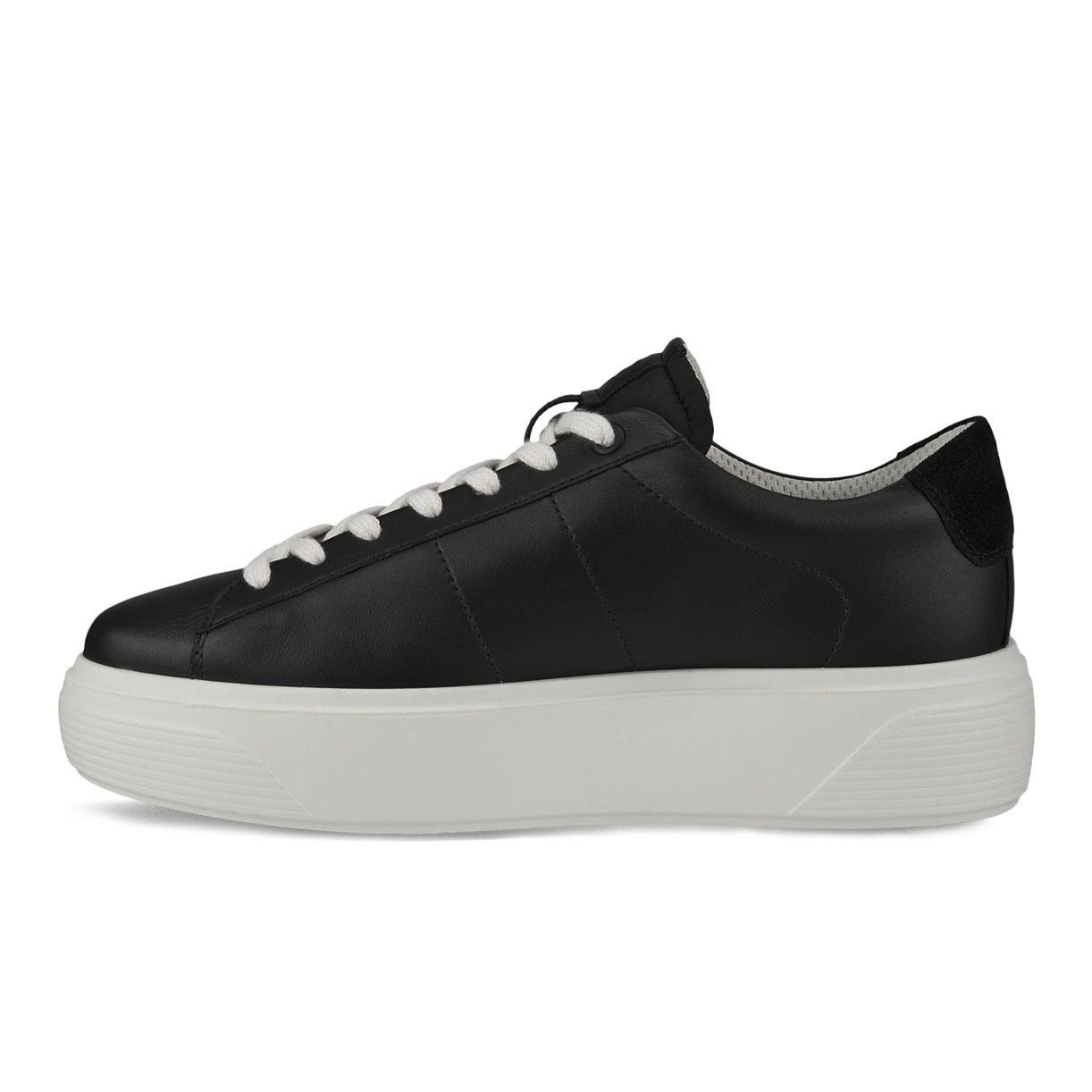 Ecco ECCO WOMEN'S 41 STREET PLATFORM BLACK LOW TOP SNEAKER NIB Size US 10.5 / IT 40.5 - 7 Thumbnail