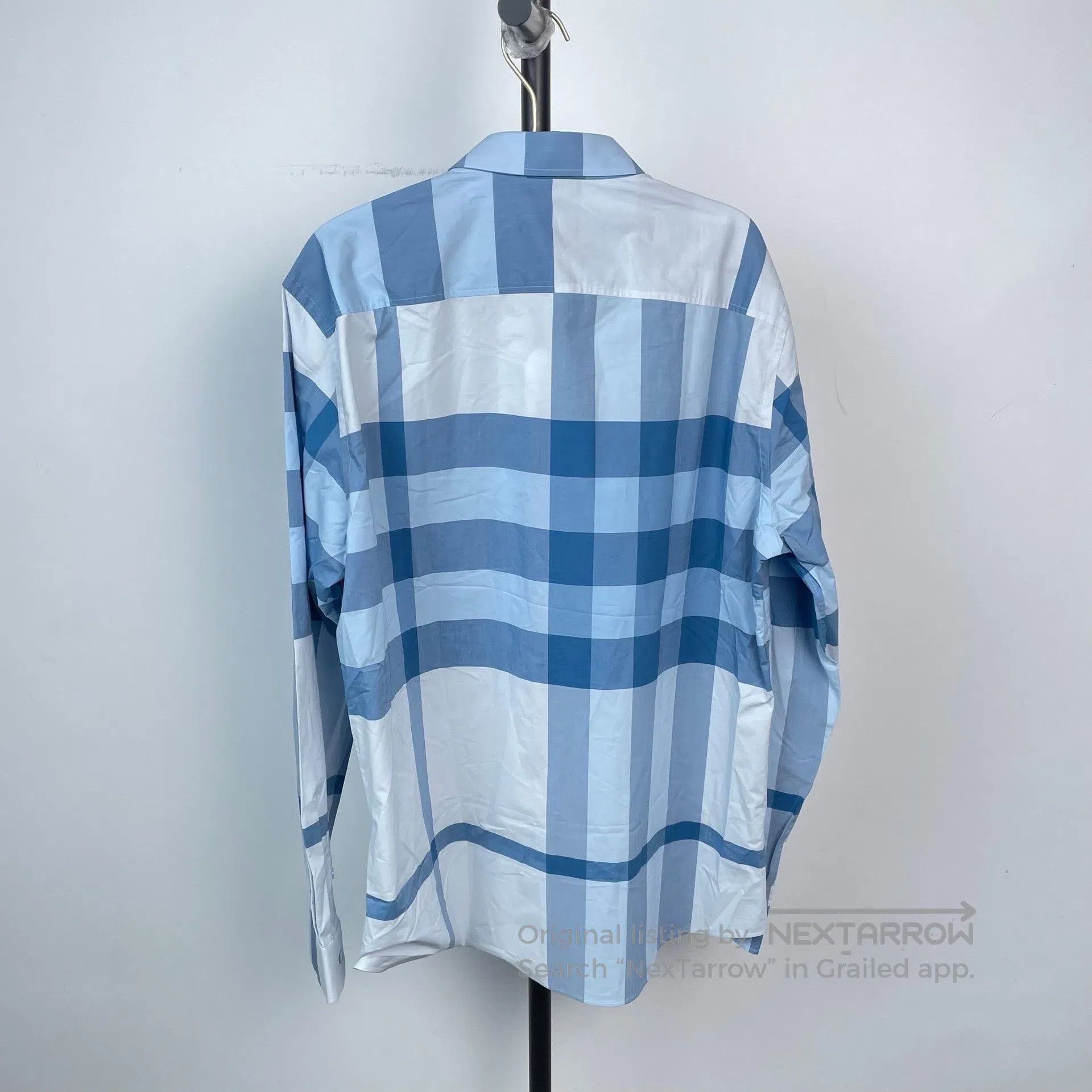 Burberry Burberry Light Blue Color Block Classic Striped Design Cot Size US L / EU 52-54 / 3 - 2 Thumbnail