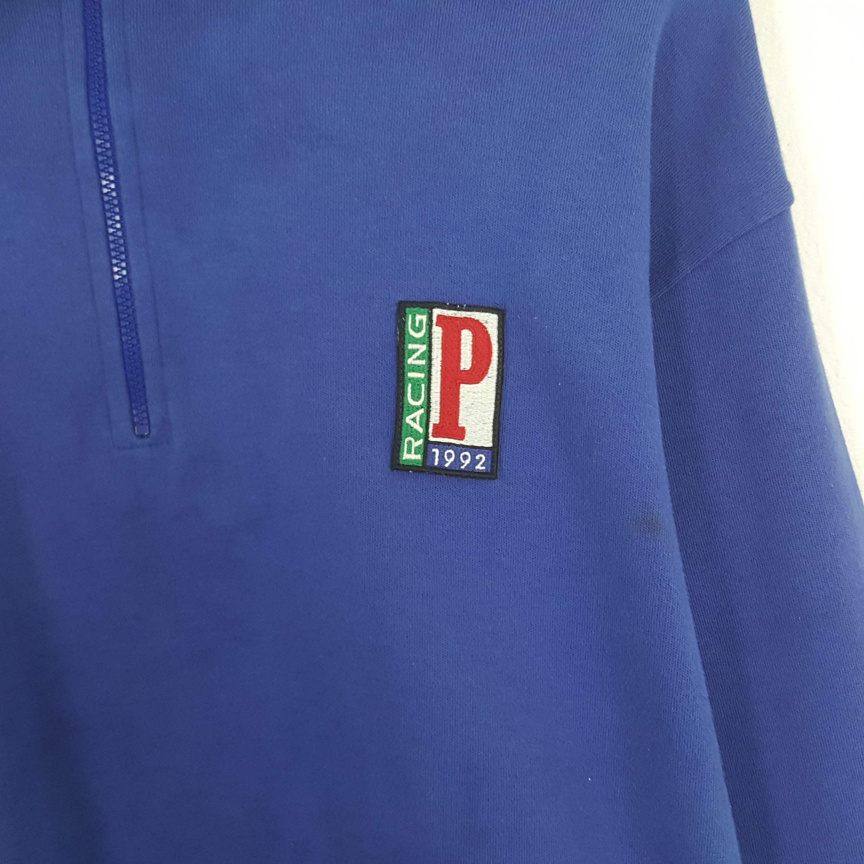 Polo Ralph Lauren × Vintage Vintage Polo Racing 1992 Half Zipper Sweatshirt Size US L / EU 52-54 / 3 - 2 Thumbnail
